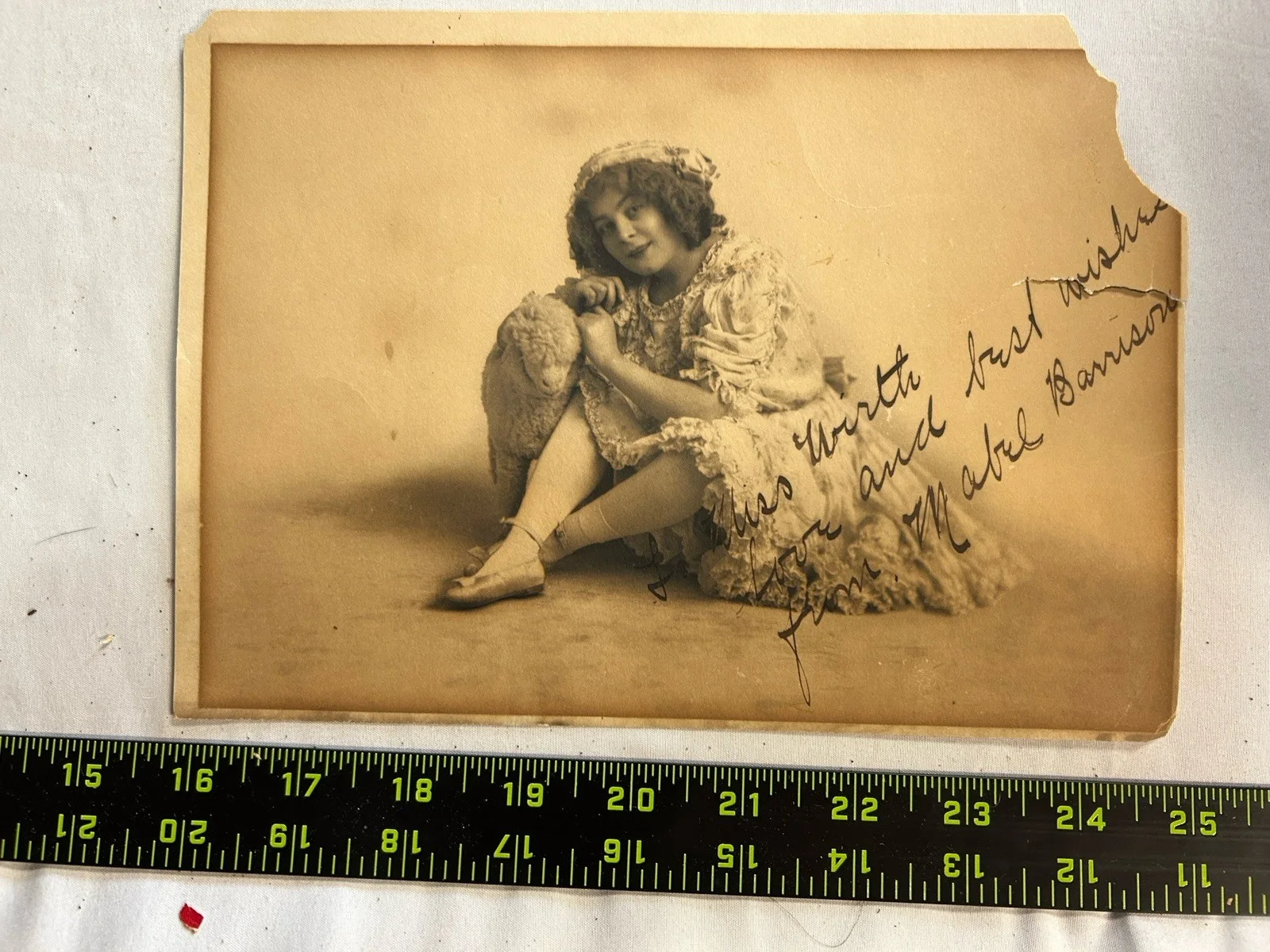 Vintage Signed Photo Mabel Garrison MET Opera Singer Vaudeville 1910s-1920s, изображение 4
