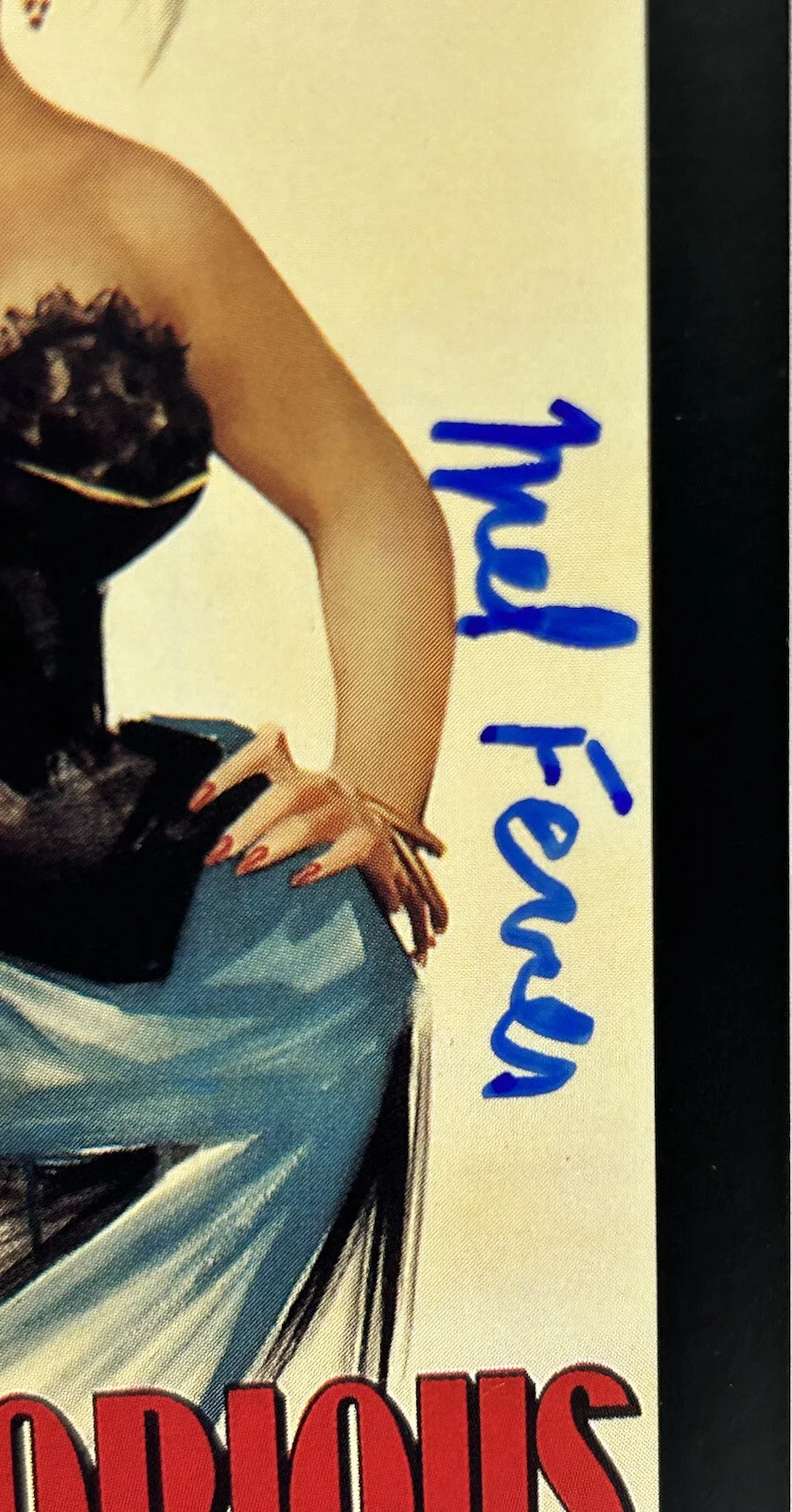 Mel Ferrer — Mel Ferrer Rancho Notorious Movie Signed Card, image 2