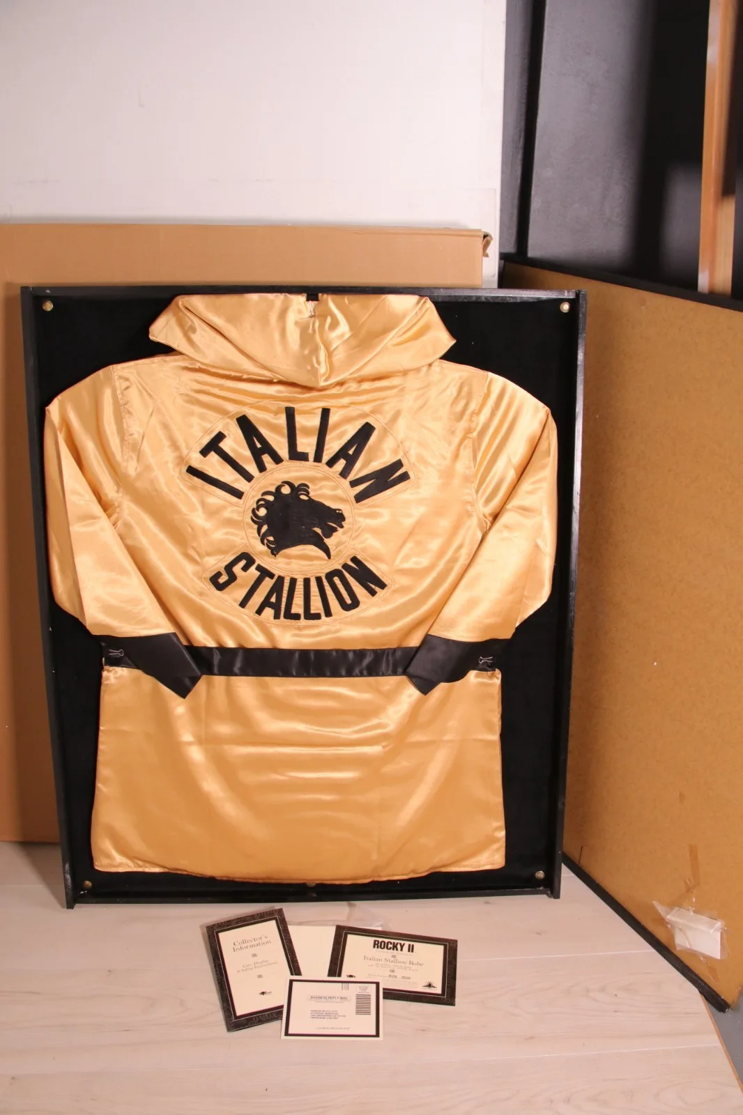 Sylvester Stallone — Rare Diamond Select Sylvester Stallone Rocky Balboa Gold Italian Stallion Robe