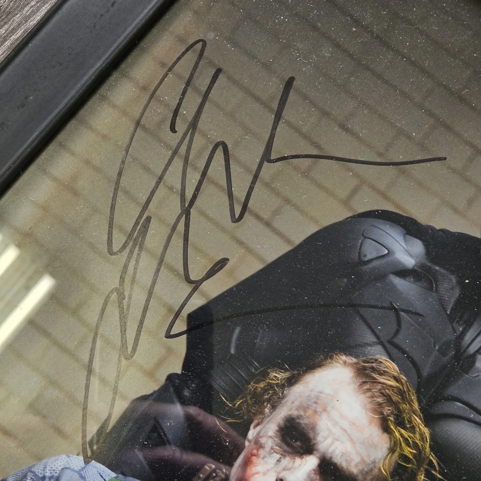 Christian Bale — Christian Bale Batman Dark Knight Autographed Photo 11x14 Heath Ledger Joker PSA, изображение 4