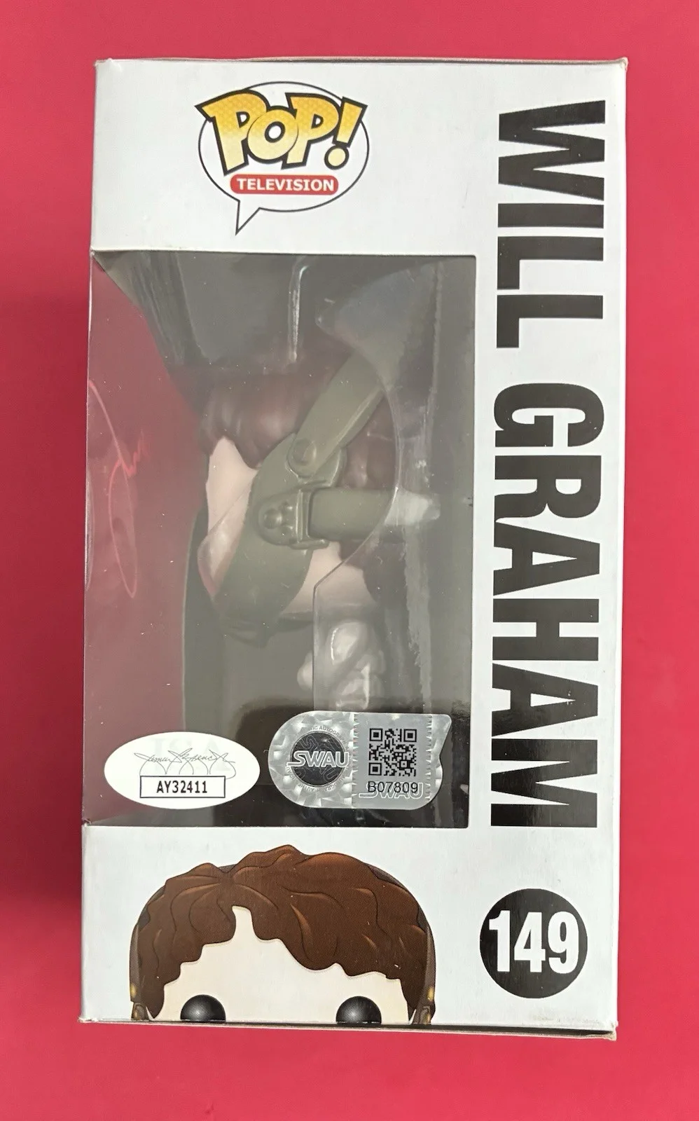 Hugh Dancy Signed Funko- Will Graham - Hannibal #149 JSA & SWAU Cert. Free Ship, image 2