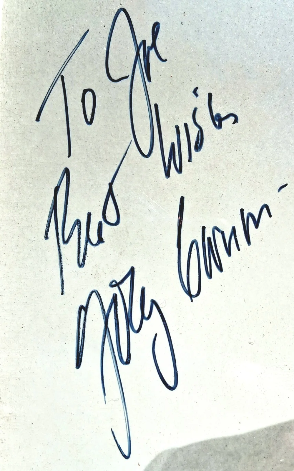 Johnny Carson — Vintage Johnny Carson Signed 8x10 Photo Autograph Beverly Hills Mercedes Prov, image 2