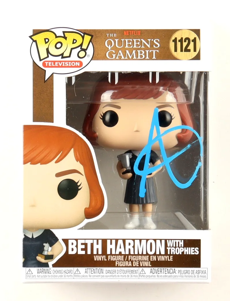Anya Taylor-Joy — QUEEN'S GAMBIT -ANYA TAYLOR-JOY- ACOA Signed/Autograph/Auto FUNKO POP Figure