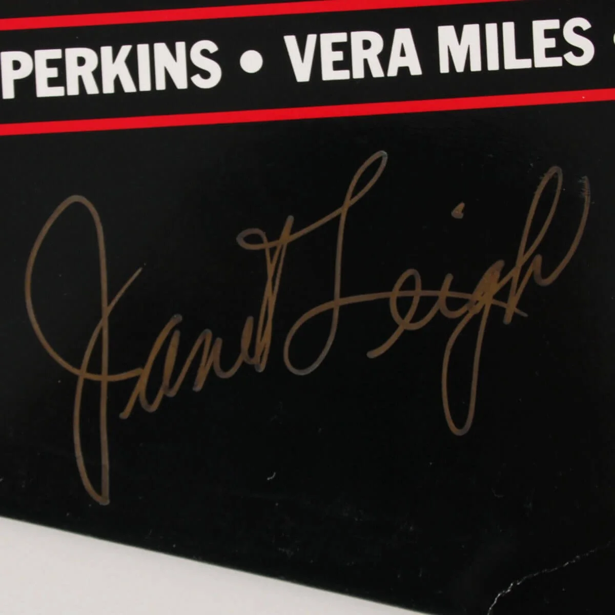 Janet Leigh Signed Laser Disc Psycho - COA JSA, image 2