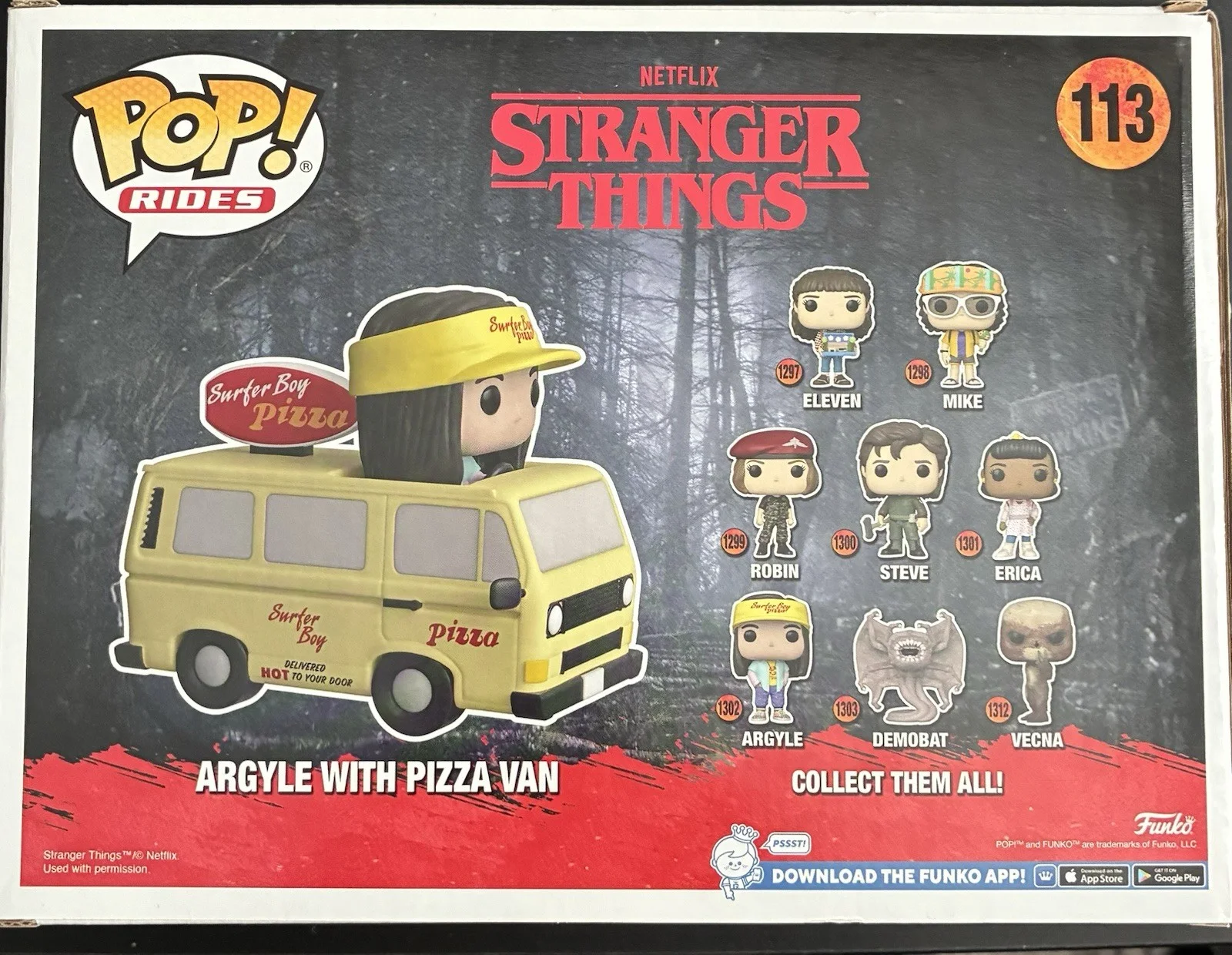 Eduardo Franco Signed Funko Argyle Stranger Things JSA Cert Free Ship/Protector, image 3