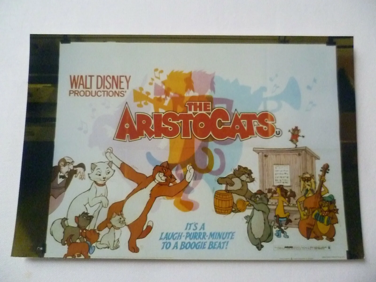 The Aristocats Walt Disney Movie Poster's Vintage Photograph 100mm x 130mm, изображение 3