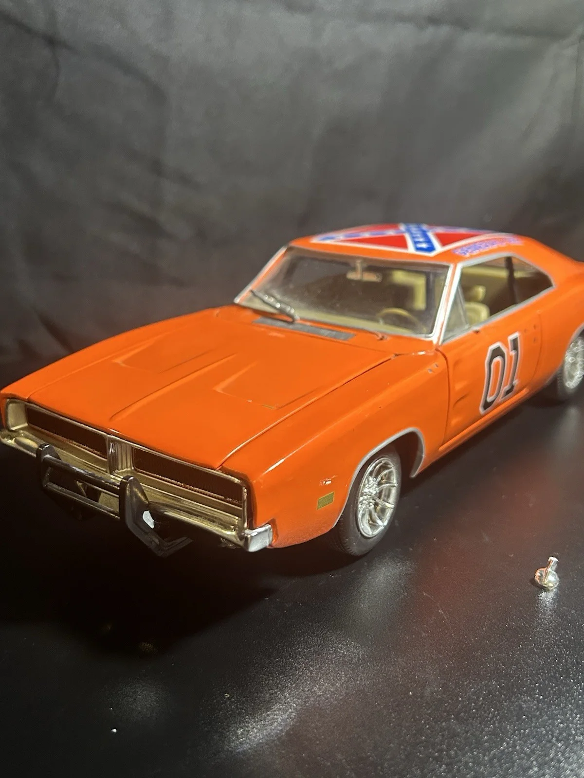 Rick Hurst — The Dukes Of Hazzard 1:18 General Lee Signed Autographed By Rick Hurst Cletus, изображение 4