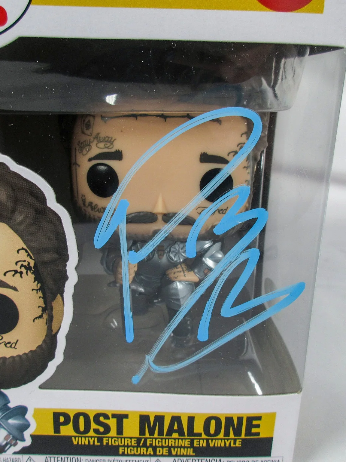 Post Malone Signed Funko 253 Hollywood’s Bleeding Armour EXACT Proof JSA, image 2