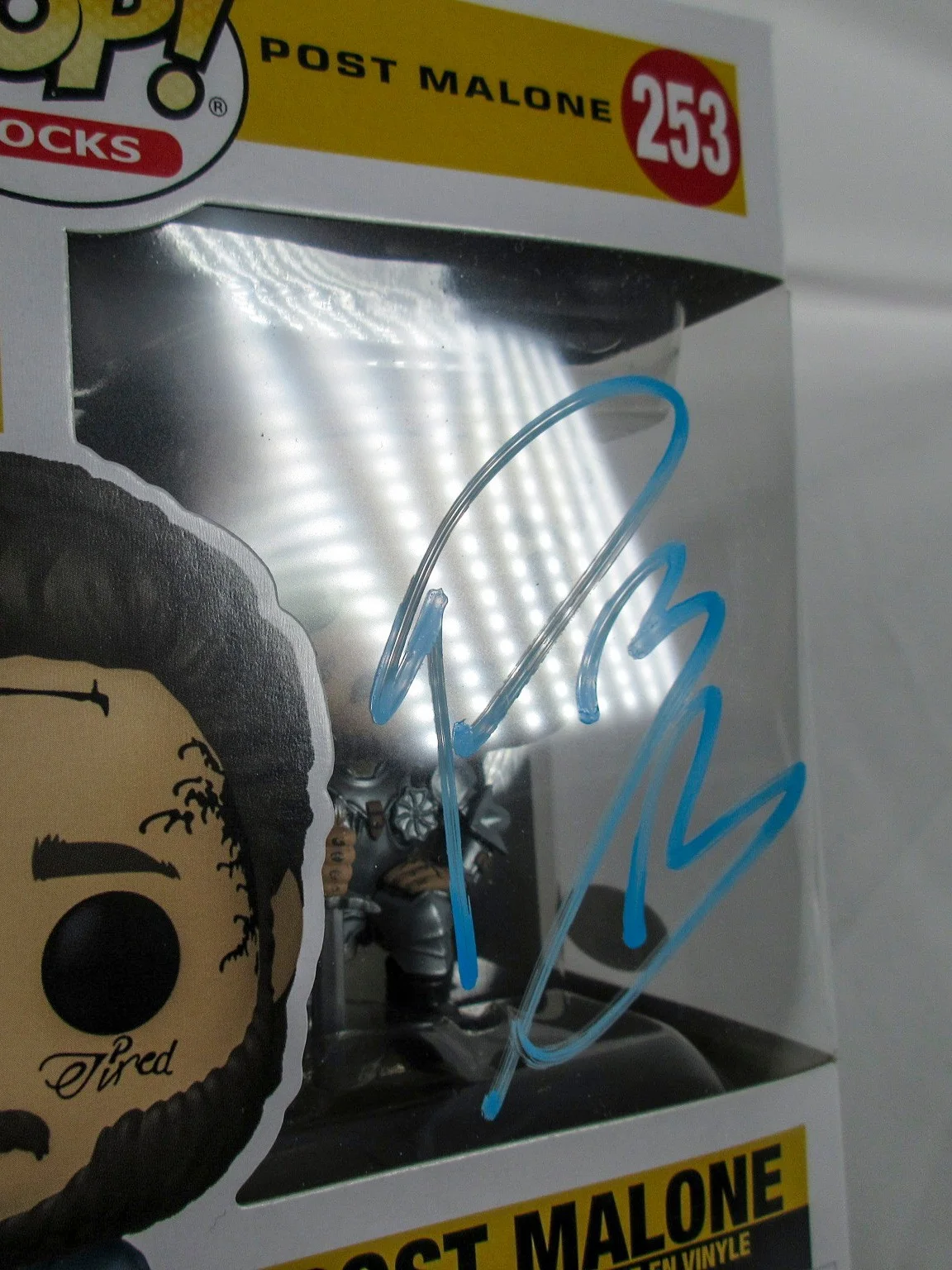Post Malone Signed Funko 253 Hollywood’s Bleeding Armour EXACT Proof JSA, image 5
