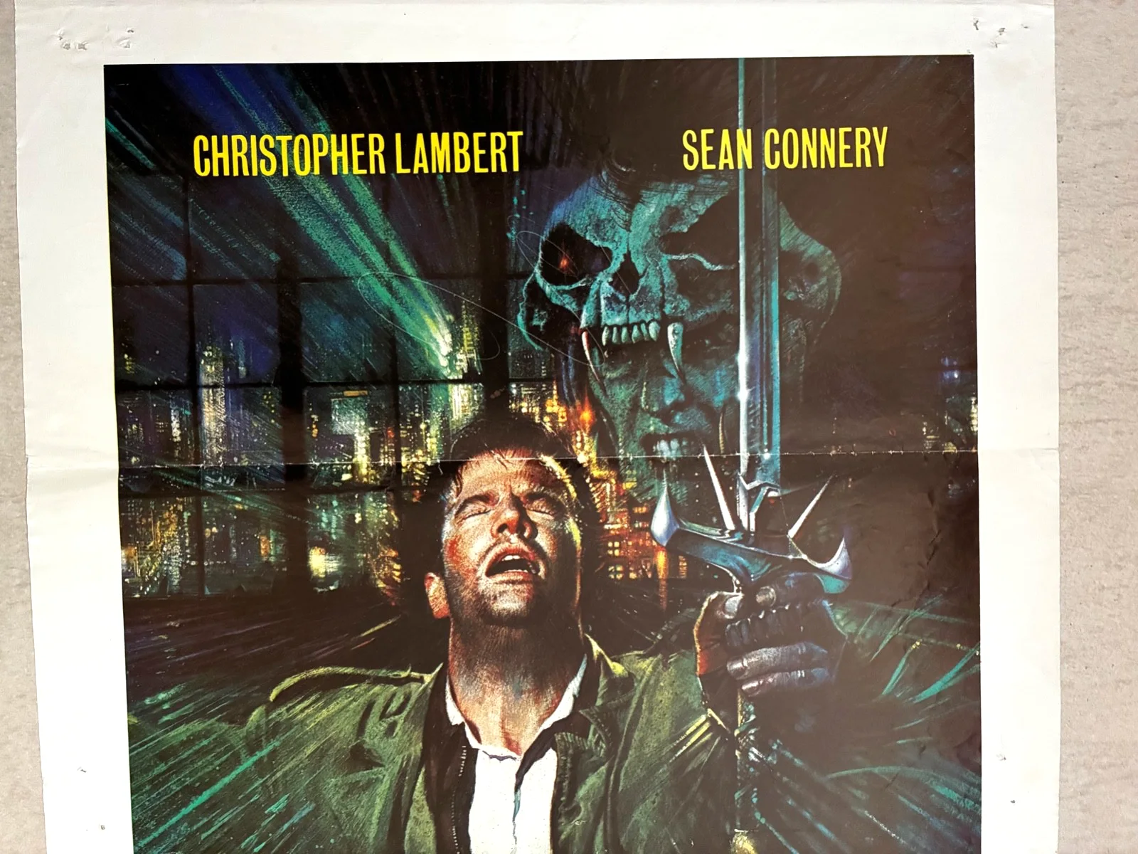 Highlander 1986 Original Poster, image 5