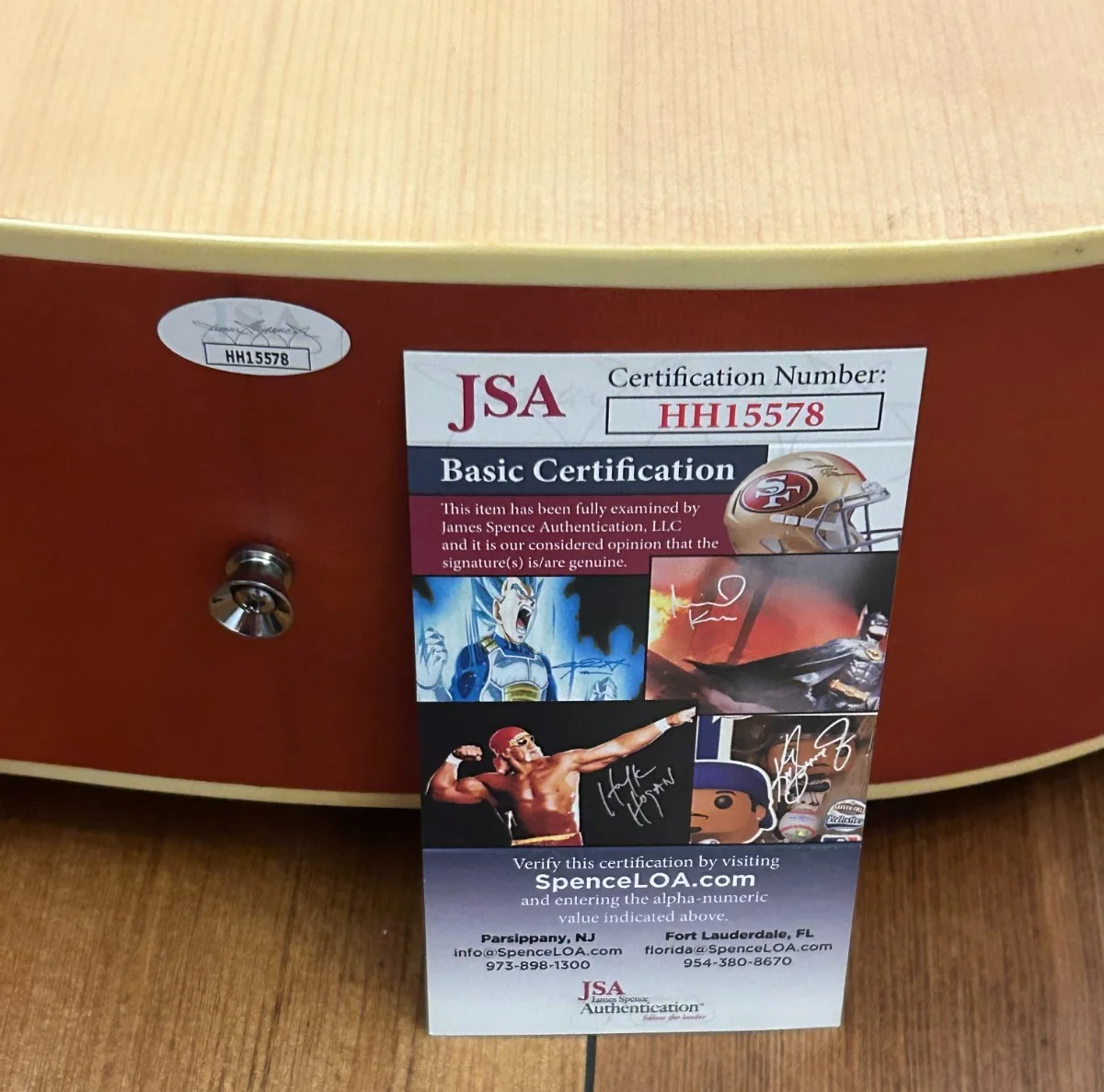 Judy Collins signed Acoustic Guitar Folk Legend JSA COA, image 3