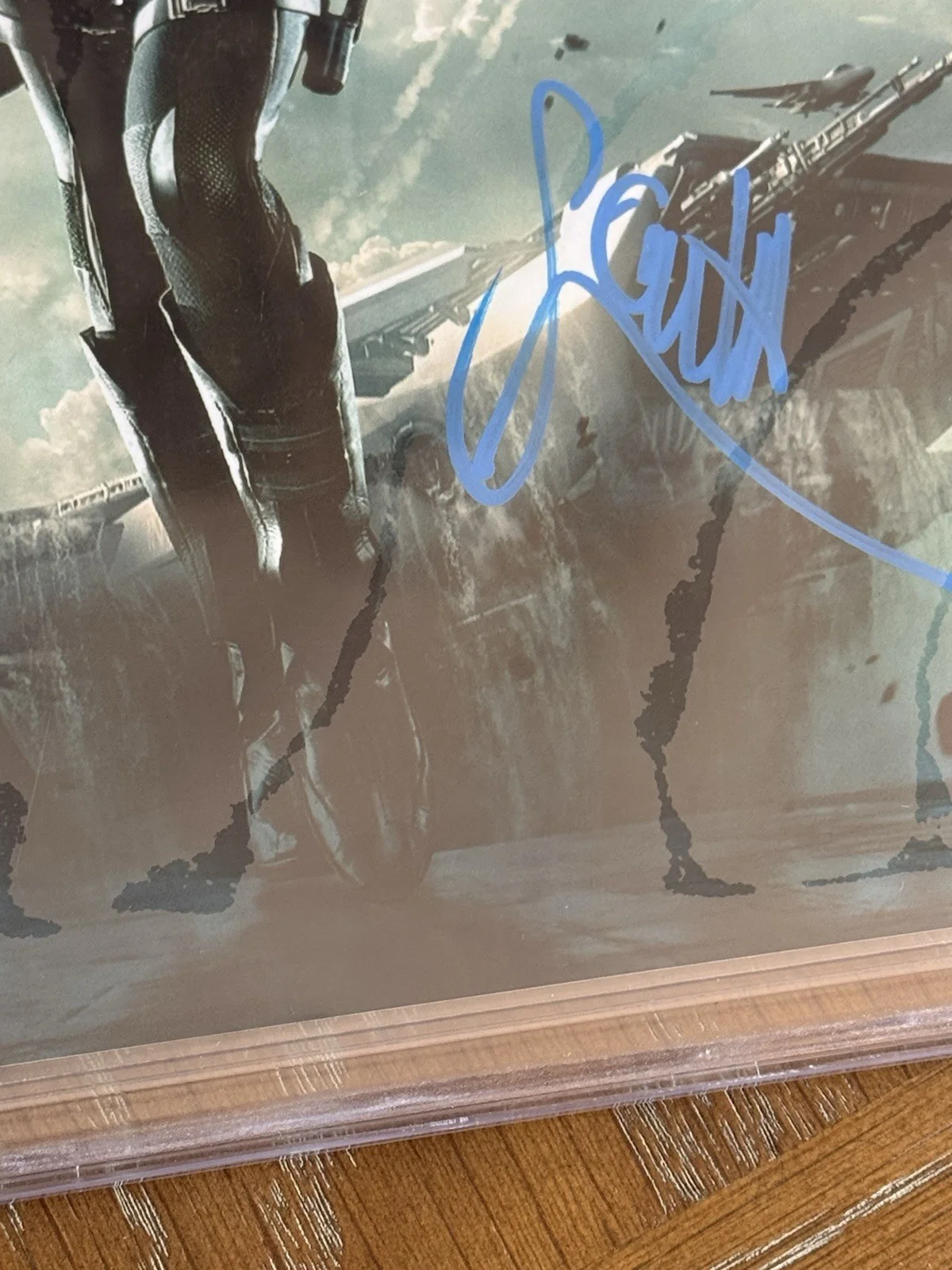 scarlett johansson — Scarlett Johansson Black Widow Authentic Signed 8x10 Photo Beckett BAS Slabbed, изображение 4