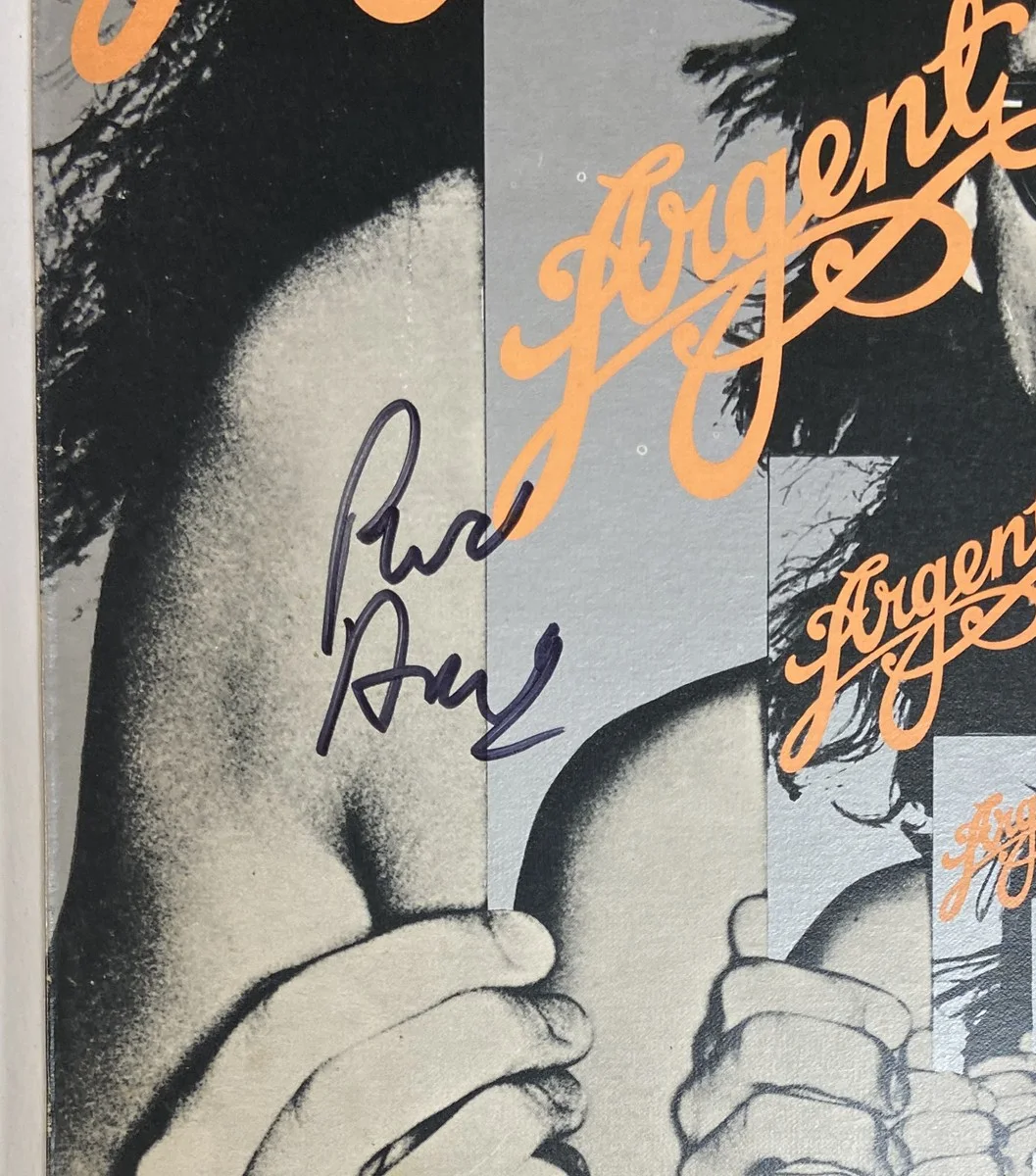 ARGENT Nexus Autographed Signed 1974 UK LP By ROD ARGENT ZOMBIES, image 2