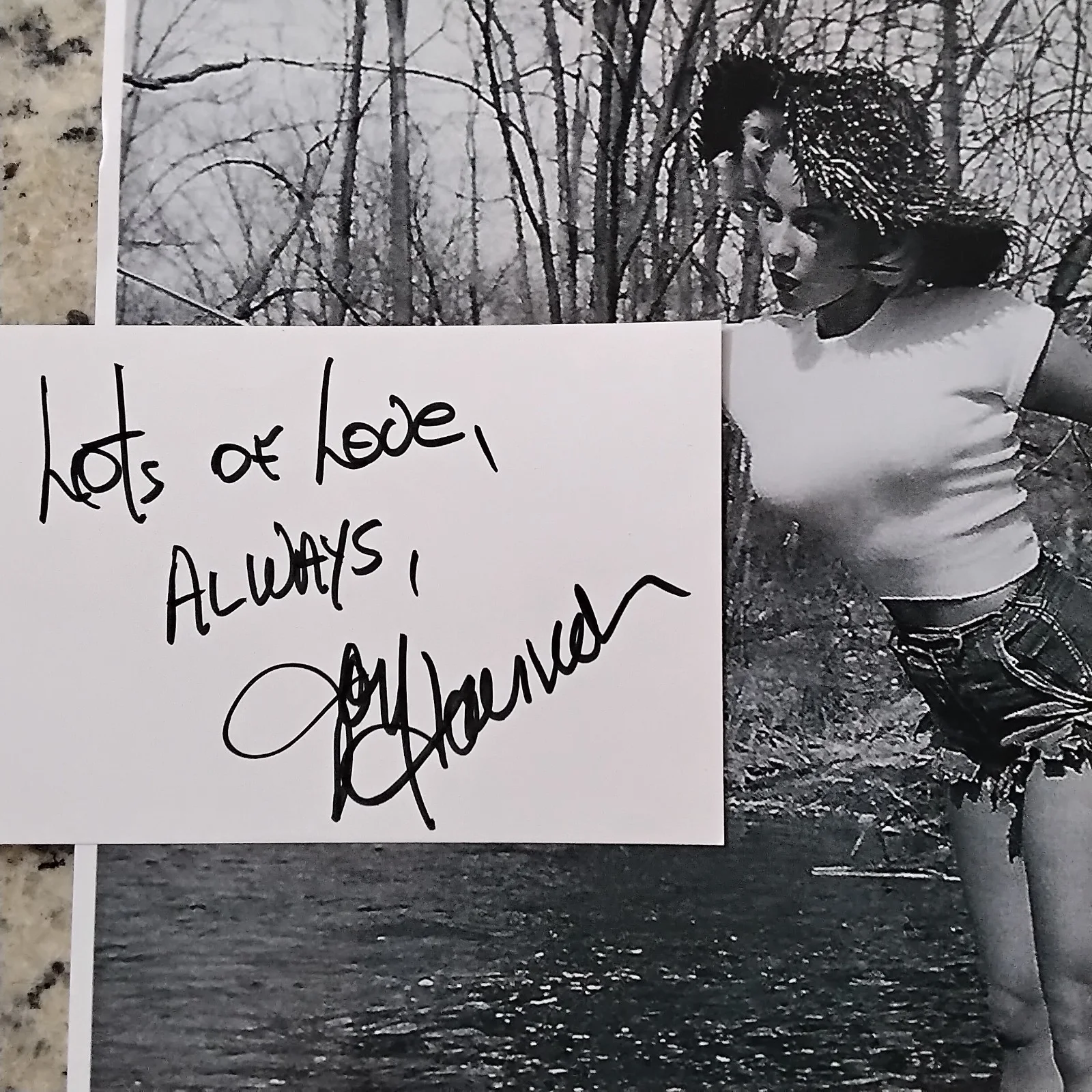 Joy Harmon SIGNED Card Photo 60s Movie Actress Cool Hand Luke Village Giants, изображение 2
