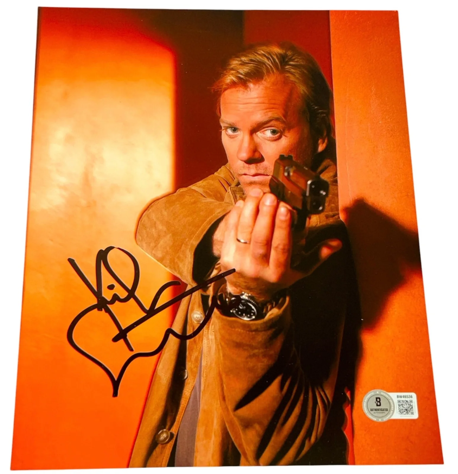 Kiefer Sutherland — Kiefer Sutherland Signed Autograph 8x10 Photo Authentic 24 Jack Bauer Beckett