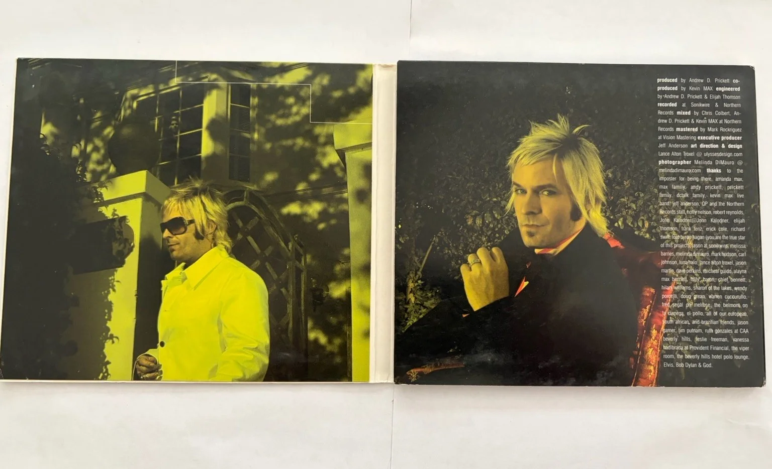 Kevin Max The Imposter CD 2005 Signed Autographed Northern Records Rare DC Talk, изображение 3