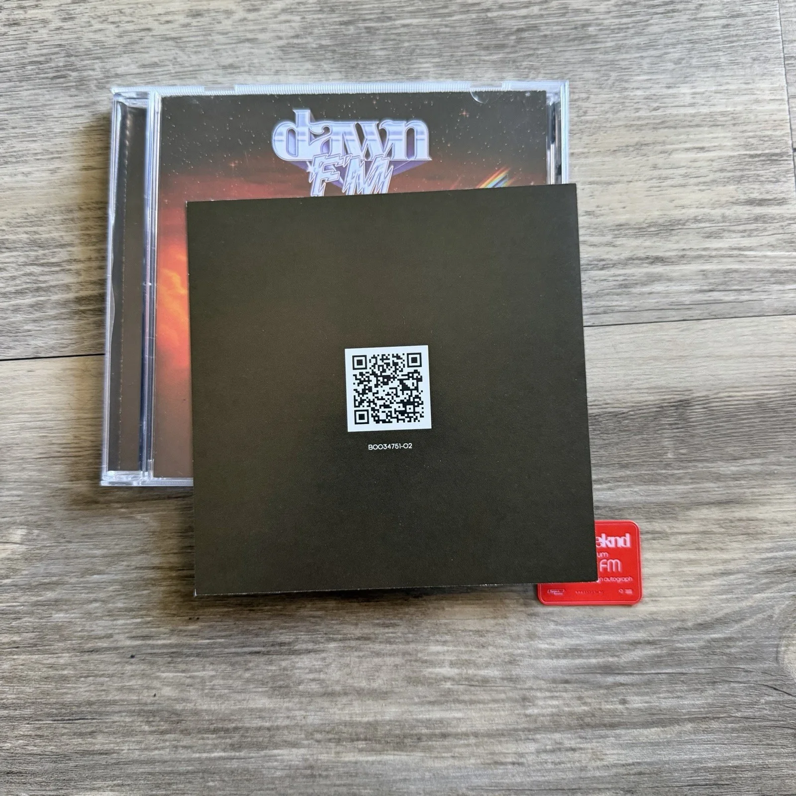 The Weeknd Dawn FM Signed Cd Insert, image 3