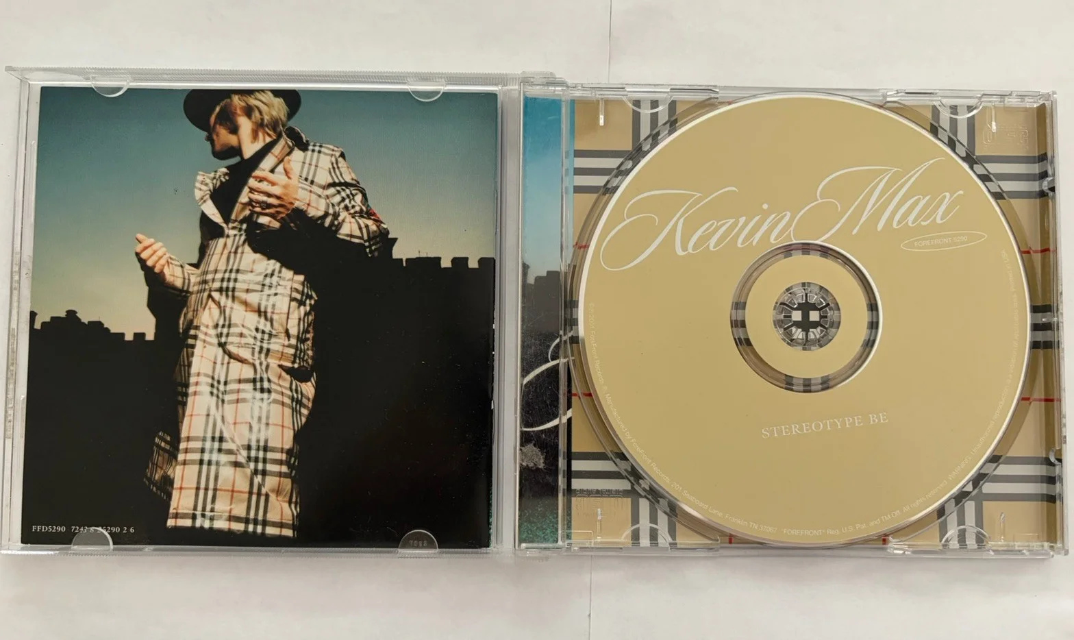 Kevin Max Stereotype Be CD 2001 Signed Autographed Forefront Records DC Talk, изображение 3