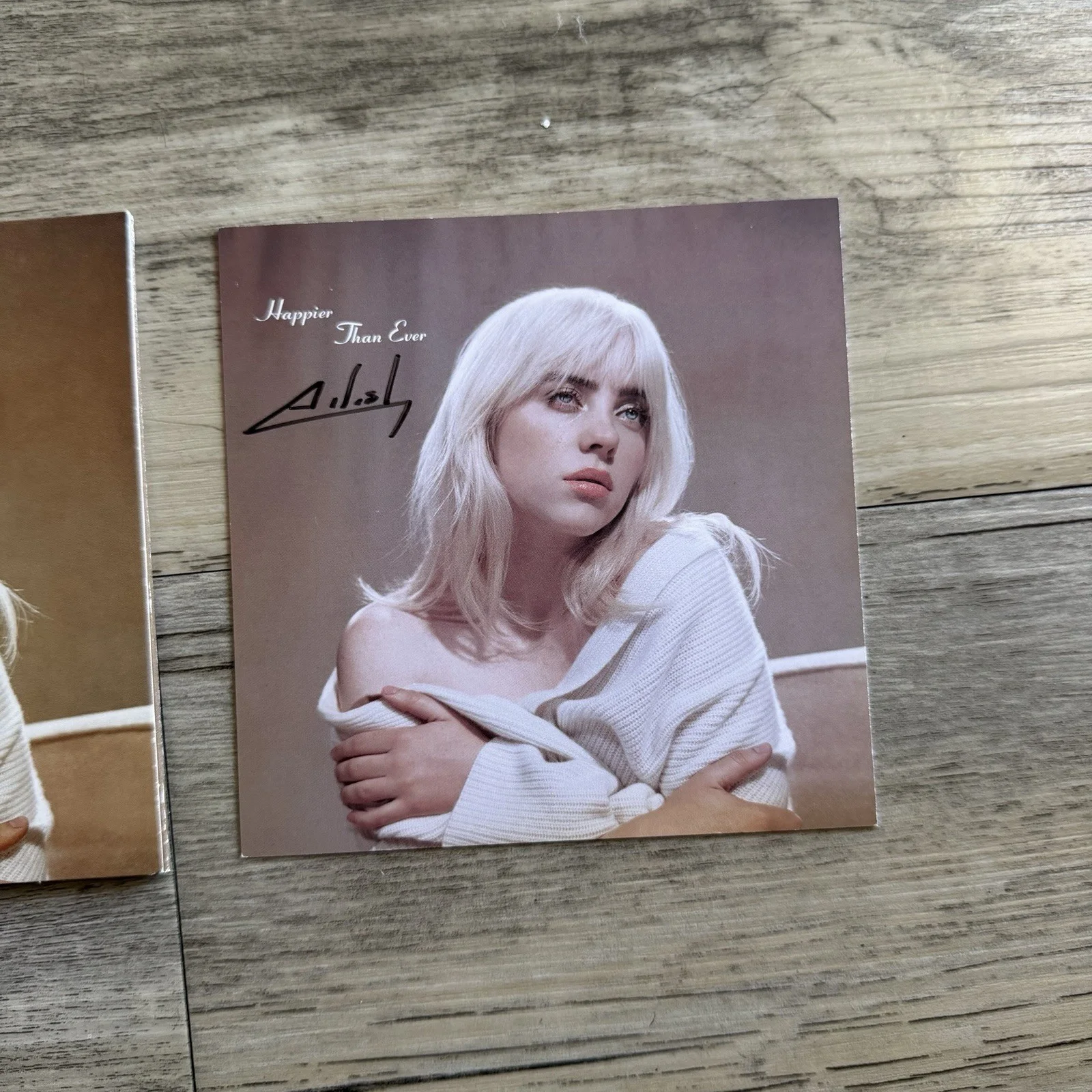 Billie Eilish Happier Than Ever Signed Cd Indie Exclusive, image 2
