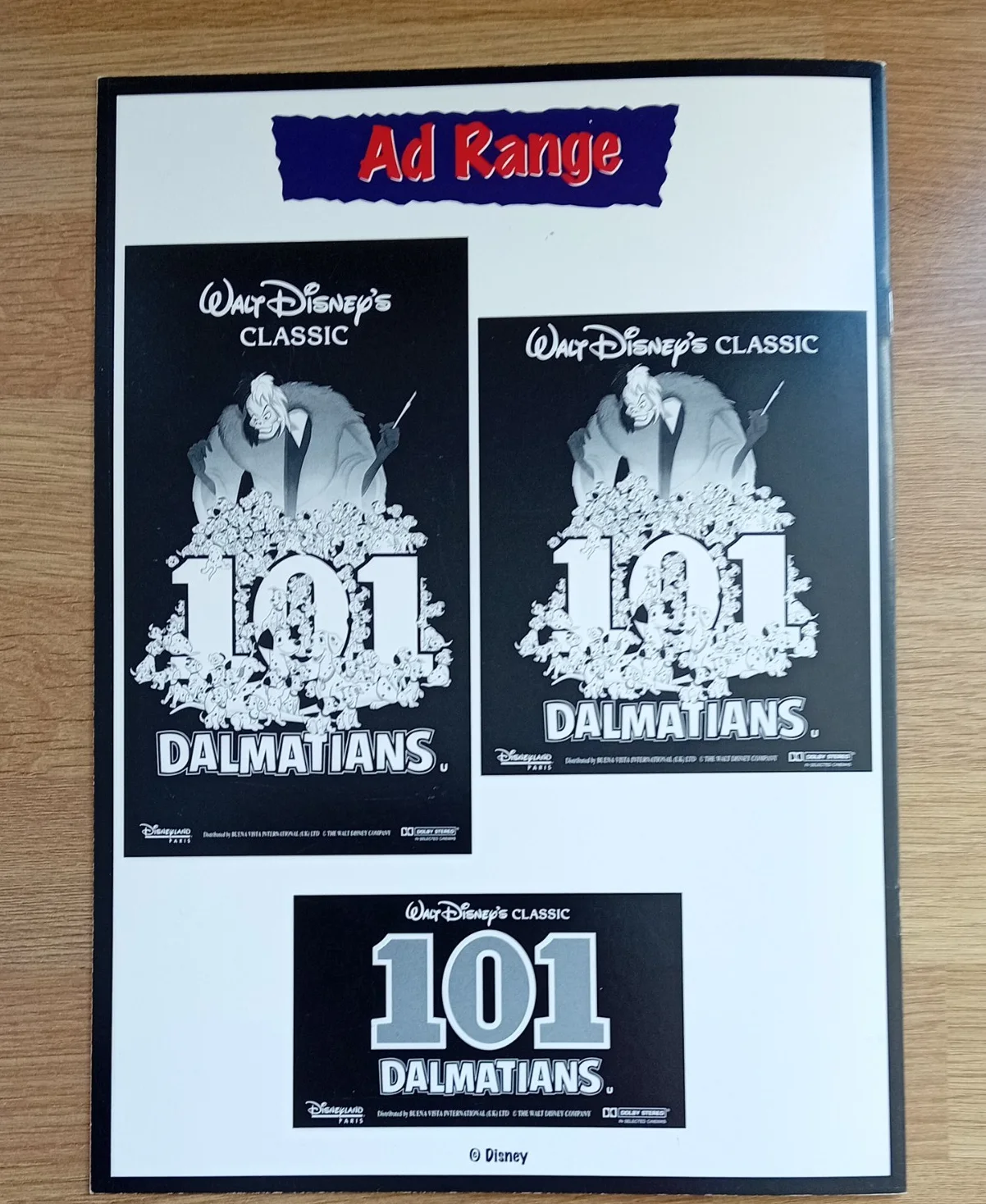 Walt Disney 101 DALMATIANS 1995 UK Cinema Campaign Pack / Promotional Press Kit, изображение 5