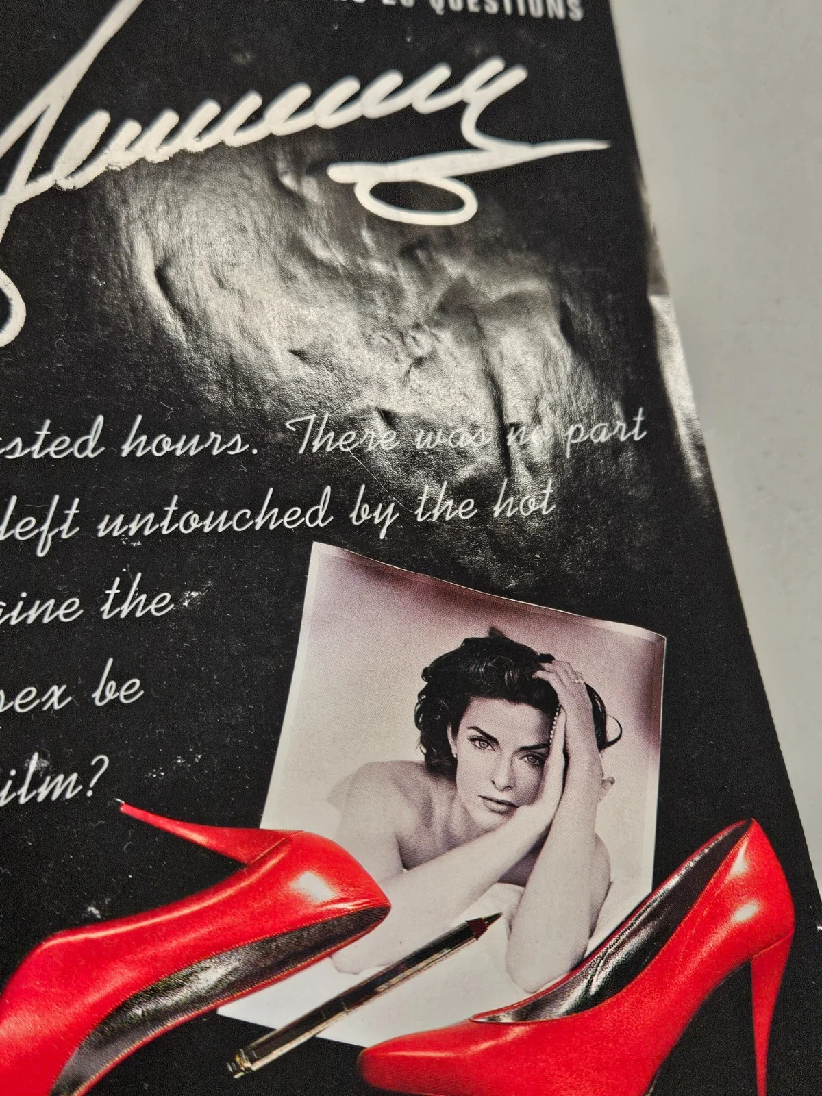 November 1992 JOAN SEVERANCE COA PLAYBOY Cover Only Signed AUTO In-Person, изображение 4