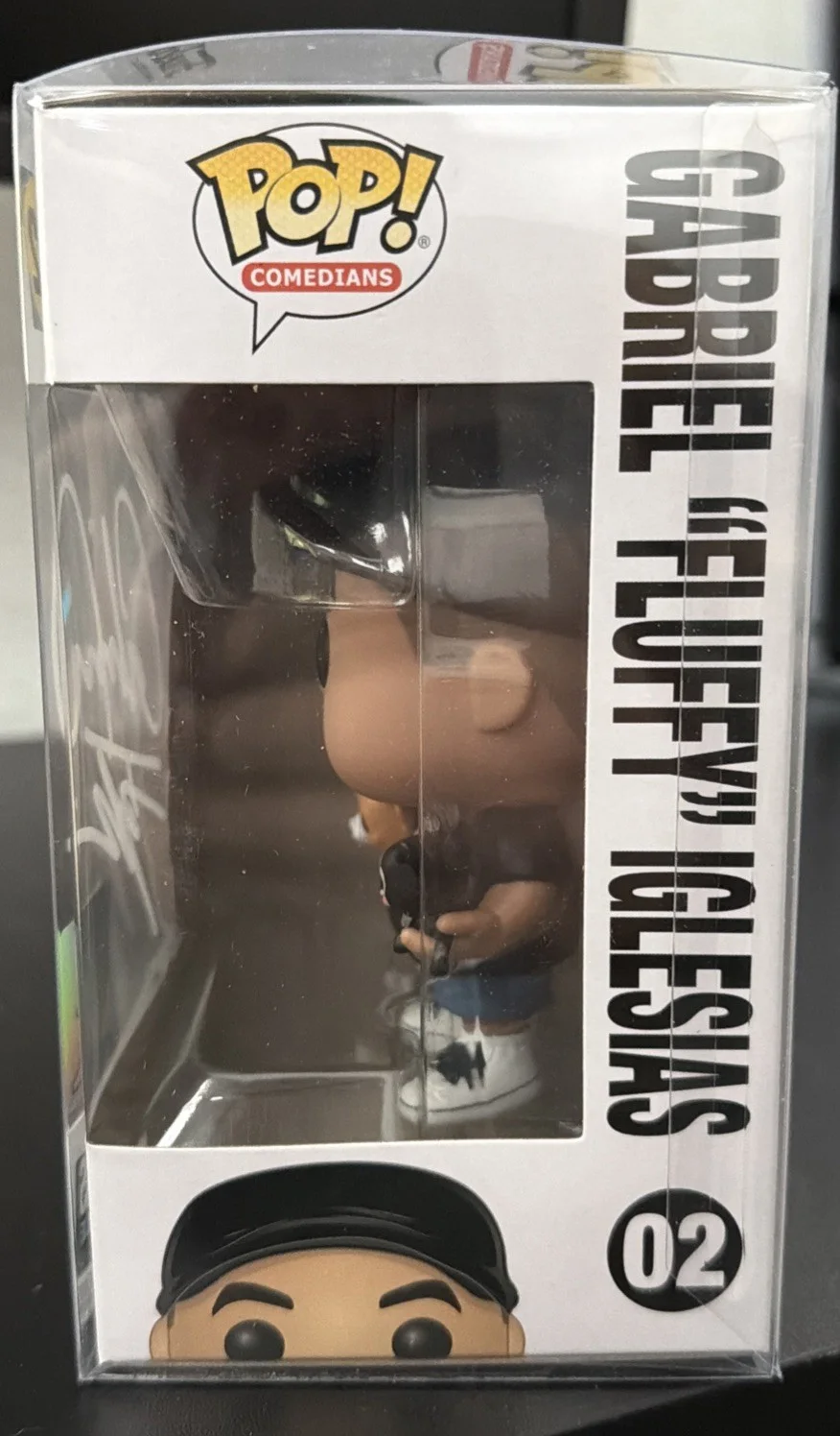 Gabriel Fluffy Iglesias — SIGNED Funko Pop Gabriel 'Fluffy' Iglesias Comedians 02 Vinyl Figure w/protector, изображение 3