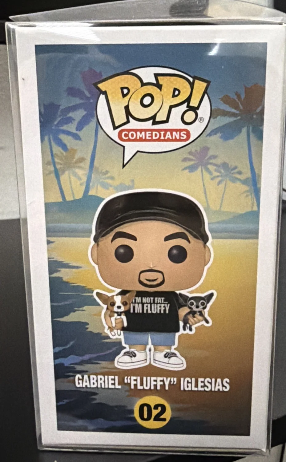 Gabriel Fluffy Iglesias — SIGNED Funko Pop Gabriel 'Fluffy' Iglesias Comedians 02 Vinyl Figure w/protector, изображение 4
