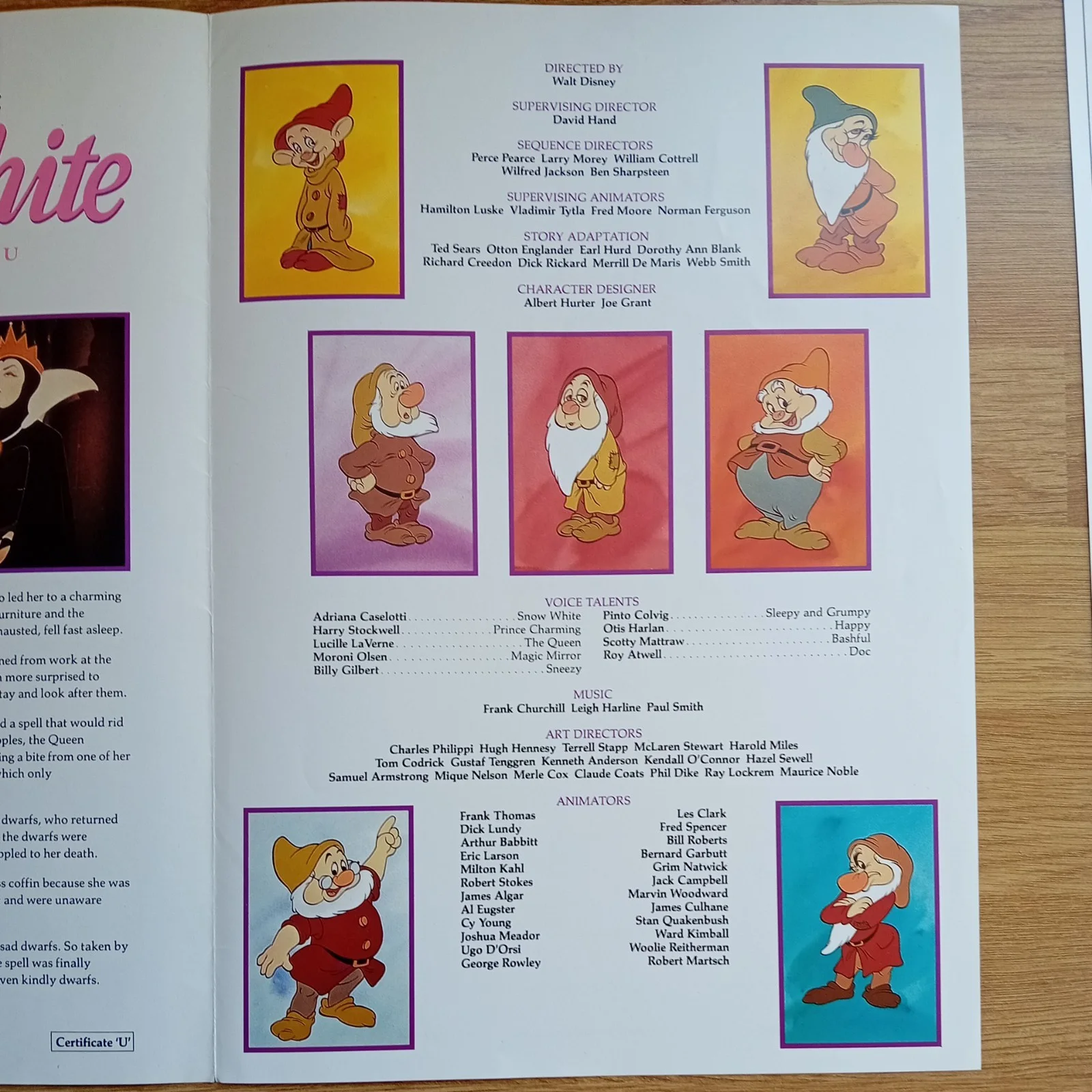 Walt Disney SNOW WHITE 1994 UK Cinema Campaign Pack / Promotional Press Kit, изображение 4