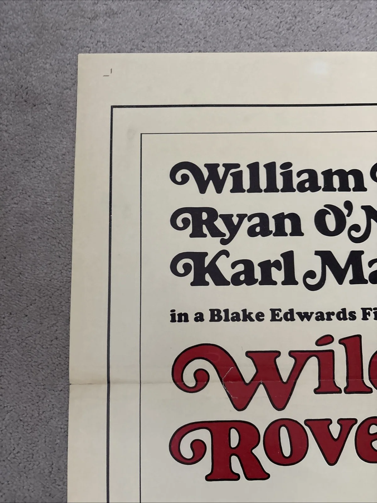 Wild Rovers (1971) Original US One Sheet Movie Poster, изображение 2