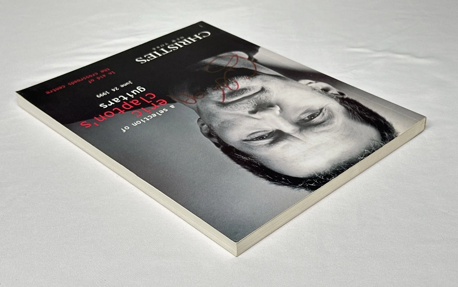 Eric Clapton REAL Hand SIGNED A Selection Of Guitars Auction Book, image 3