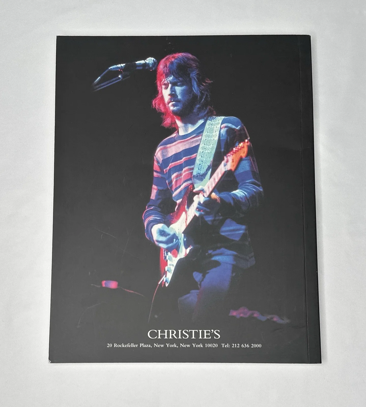 Eric Clapton REAL Hand SIGNED A Selection Of Guitars Auction Book, image 5