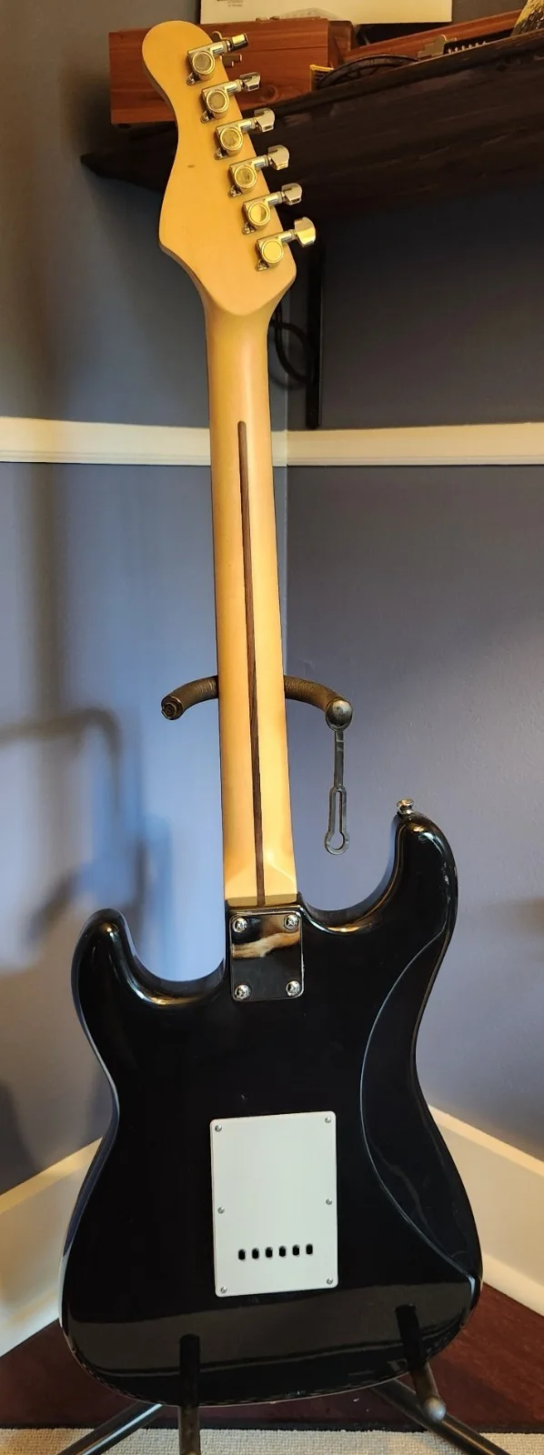 Van Halen Autographed Guitar with COA, image 4