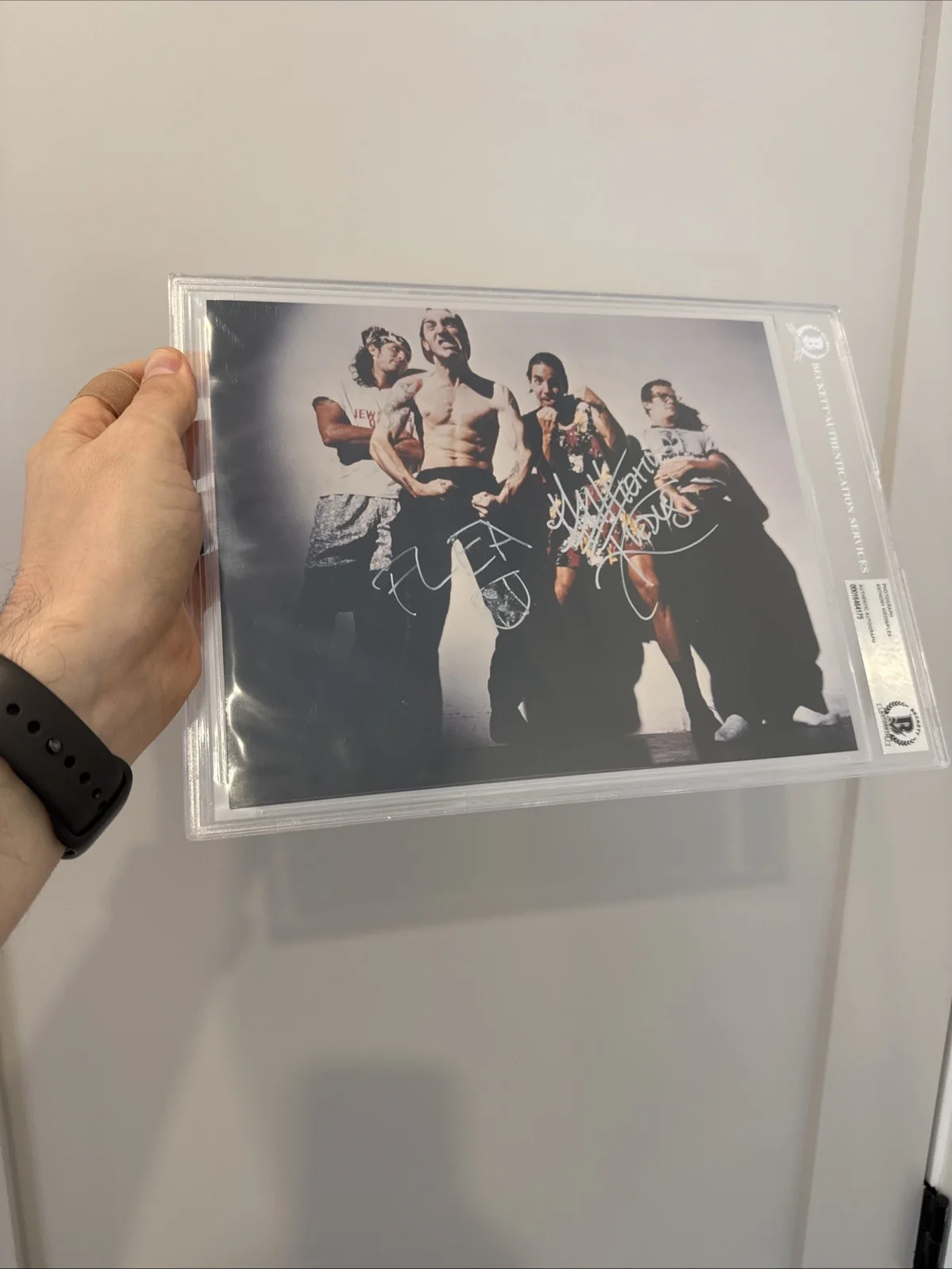 ANTHONY KIEDIS & FLEA Signed 8 X 10 PHOTO BAS & Encap RED HOT CHILI PEPPERS Rhcp, image 2