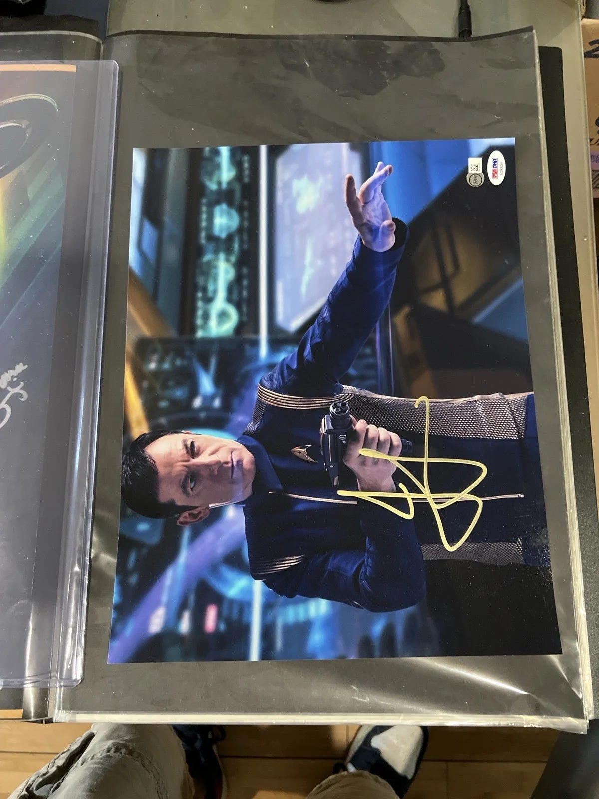 Jason Isaacs — Jason Isaacs Signed Star Trek Discovery 11x14 Photo PSA DNA COA Lorca, изображение 4