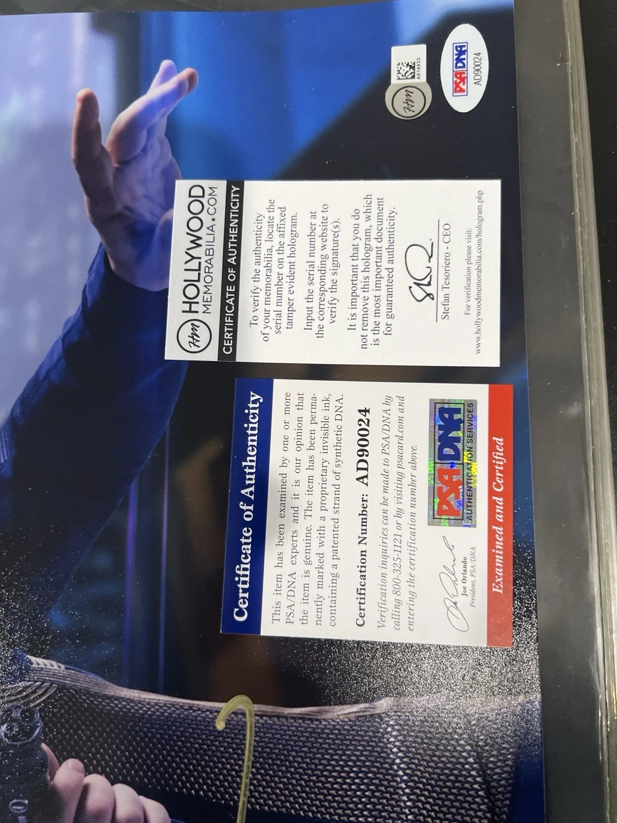 Jason Isaacs — Jason Isaacs Signed Star Trek Discovery 11x14 Photo PSA DNA COA Lorca, изображение 5