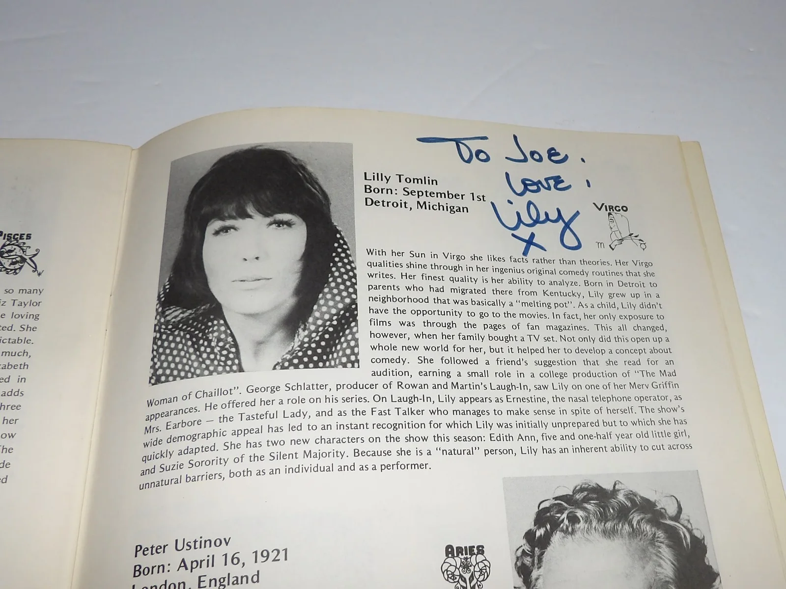 RARE VINTAGE TV STAR SOUVENIR PROGRAM HANDSIGNED X9 - GALE GORDON-PHYLLIS DILLER, image 4