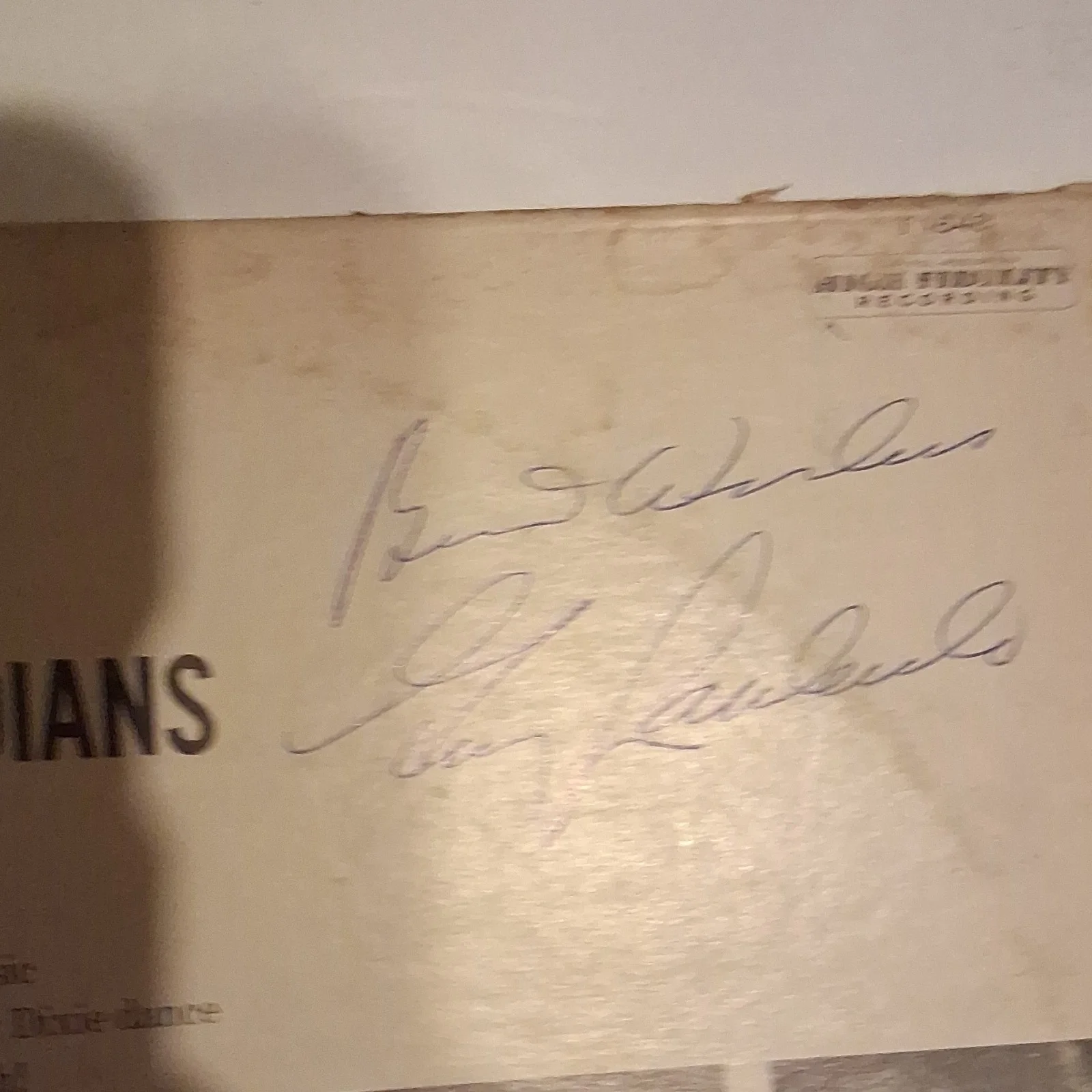 Autographed Vinyl Record Lombardo & The Royal Canadians Go Dixie!, изображение 4