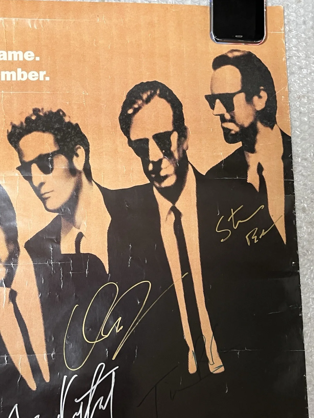 SEE BELOW — Movie Reservoir Dogs CAST SIGNED MOVIE POSTER /autograph, изображение 3