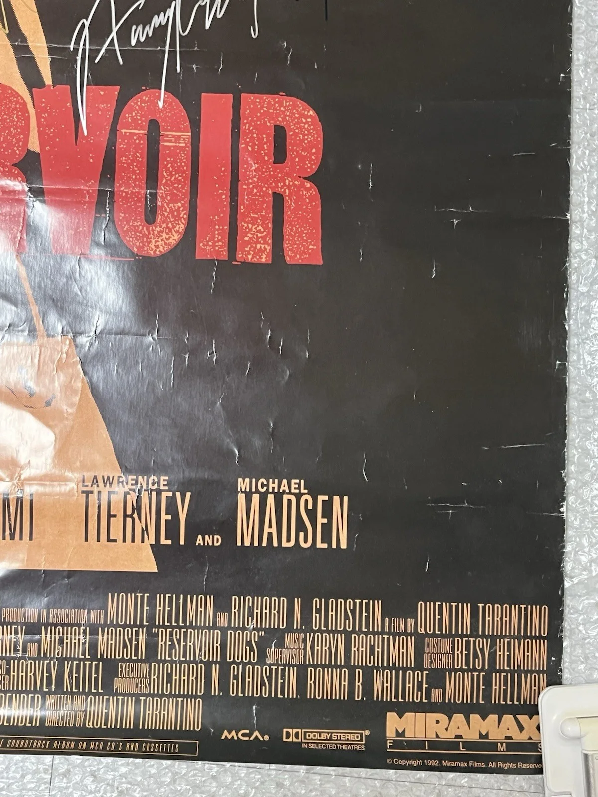 SEE BELOW — Movie Reservoir Dogs CAST SIGNED MOVIE POSTER /autograph, изображение 5