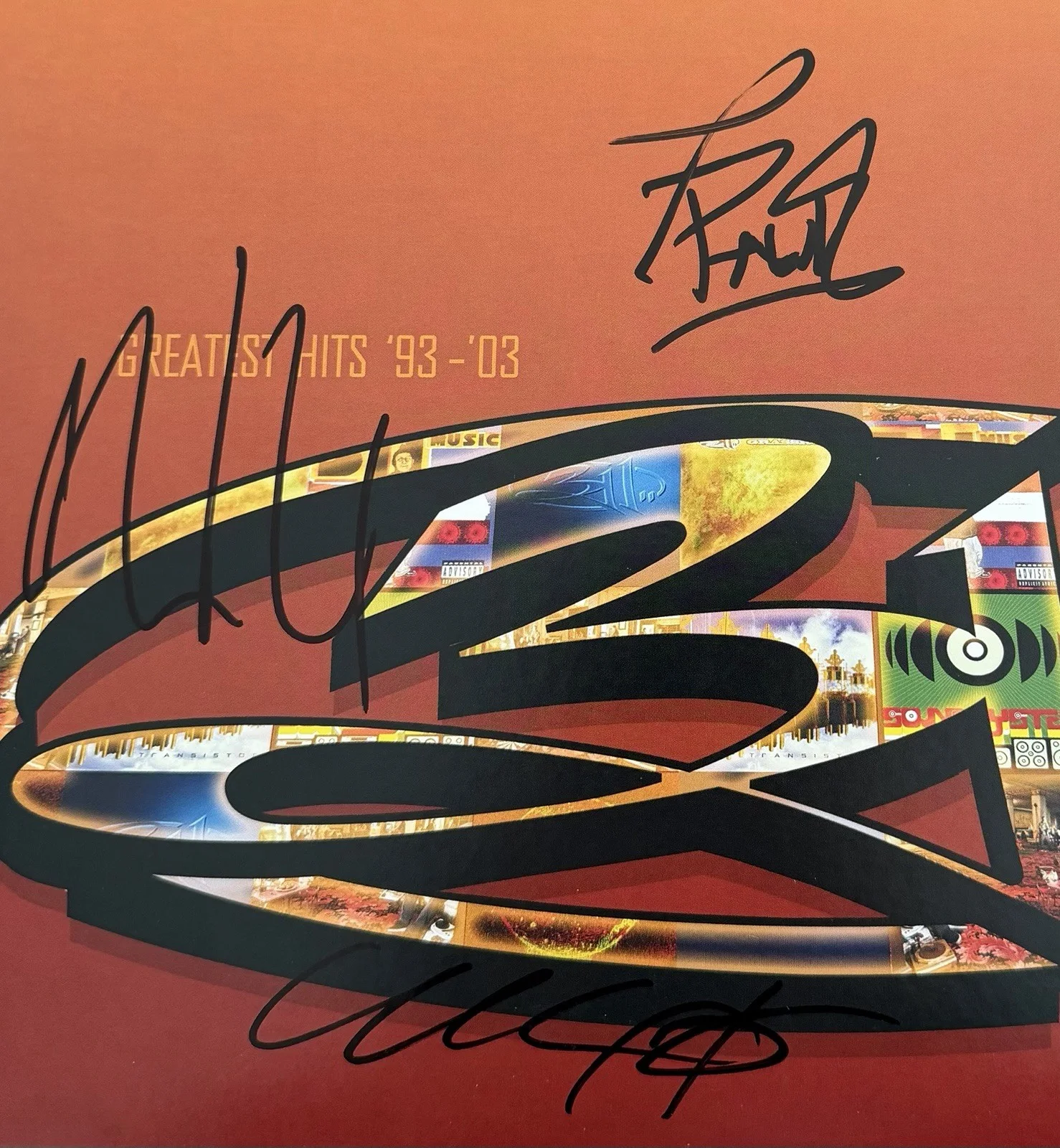 311 BAND SIGNED GREATEST HITS VINYL RECORD P-NUT + CHAD + NICK HEXUM w/JSA COA!, изображение 3