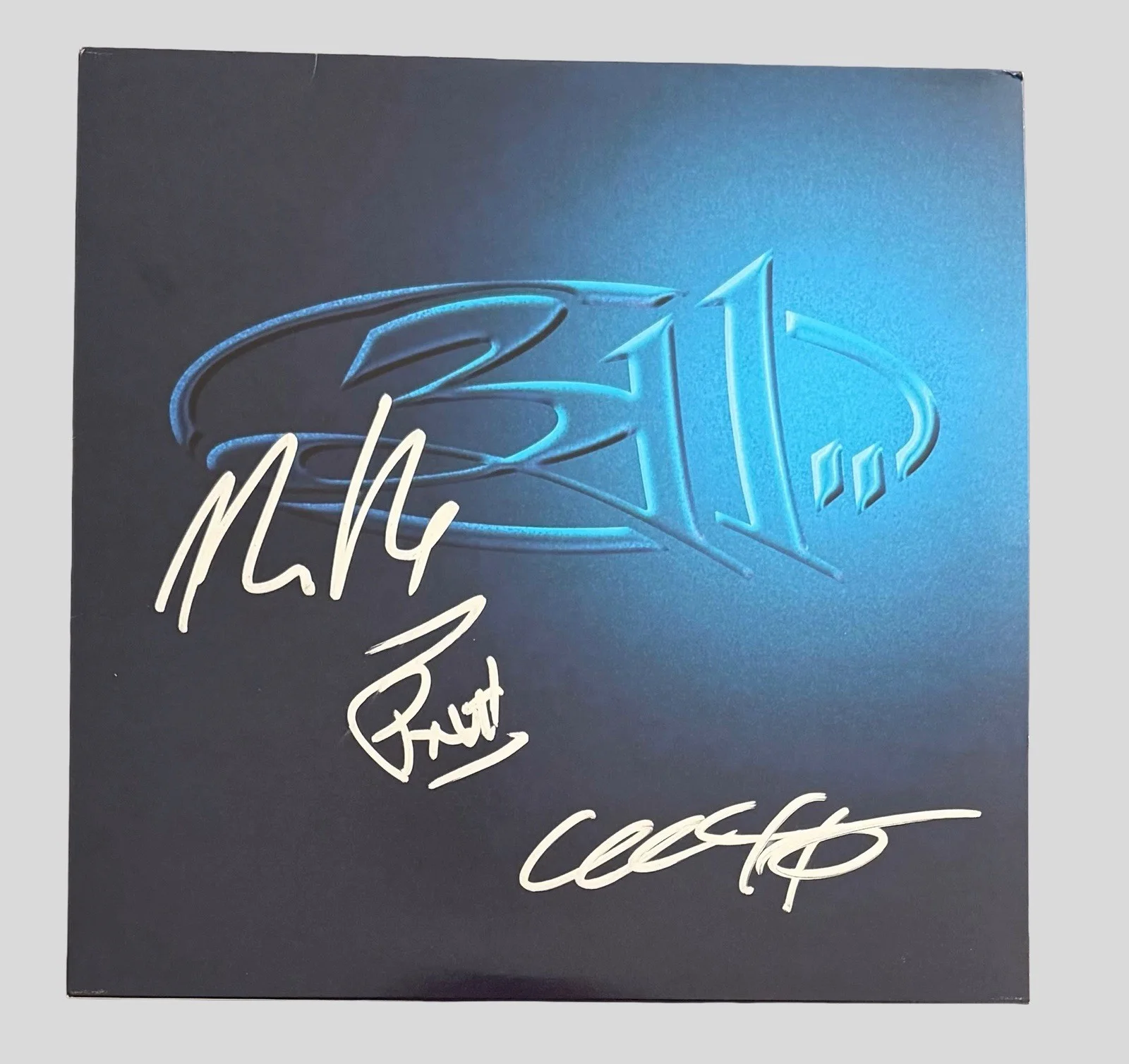 311 BAND SIGNED VINYL LP RECORD P-NUT + CHAD SEXTON + NICK HEXUM w/JSA COA!, image 2