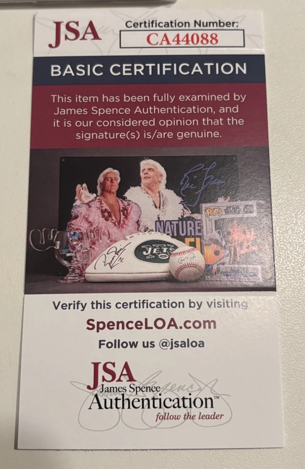 ORVILLE PECK STAMPEDE AUTOGRAPHED SIGNED ART CARD NEW CD JACKET JSA COA CA44088, image 5