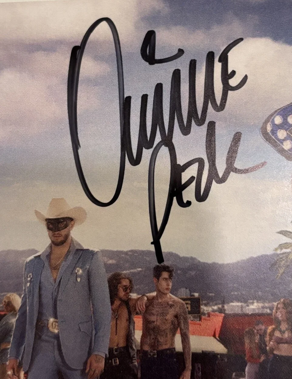ORVILLE PECK STAMPEDE AUTOGRAPHED SIGNED ART CARD NEW CD JACKET JSA COA CA44091, изображение 3