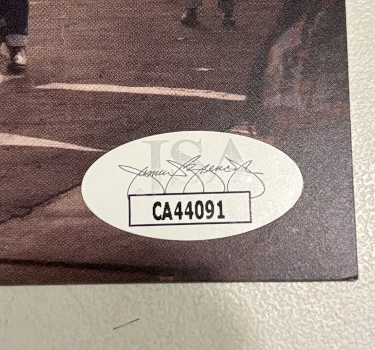ORVILLE PECK STAMPEDE AUTOGRAPHED SIGNED ART CARD NEW CD JACKET JSA COA CA44091, изображение 4