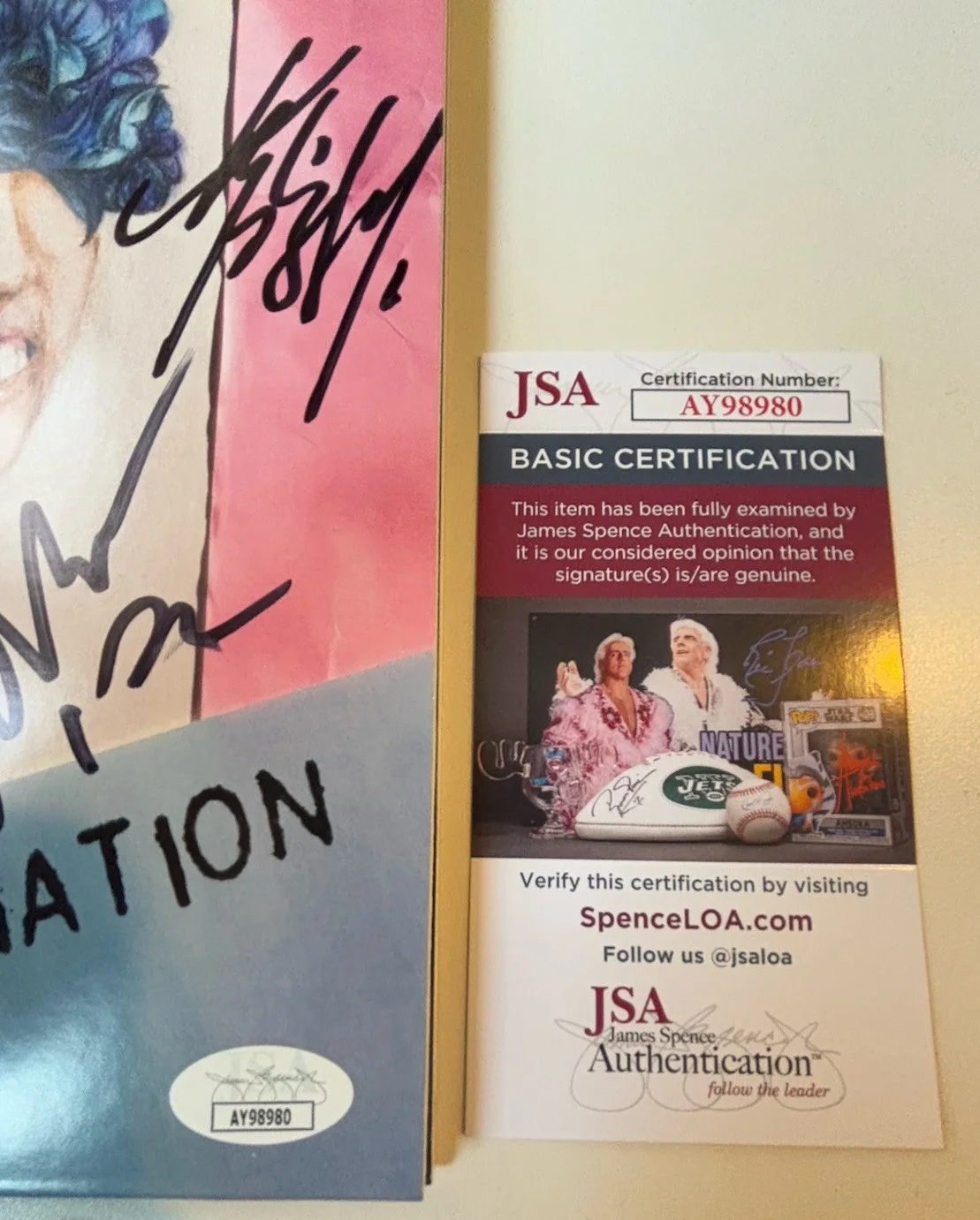 THE LINDA LINDAS SIGNED AUTOGRAPHED JACKET NO OBLIGATION VINYL JSA COA AY98980, image 4