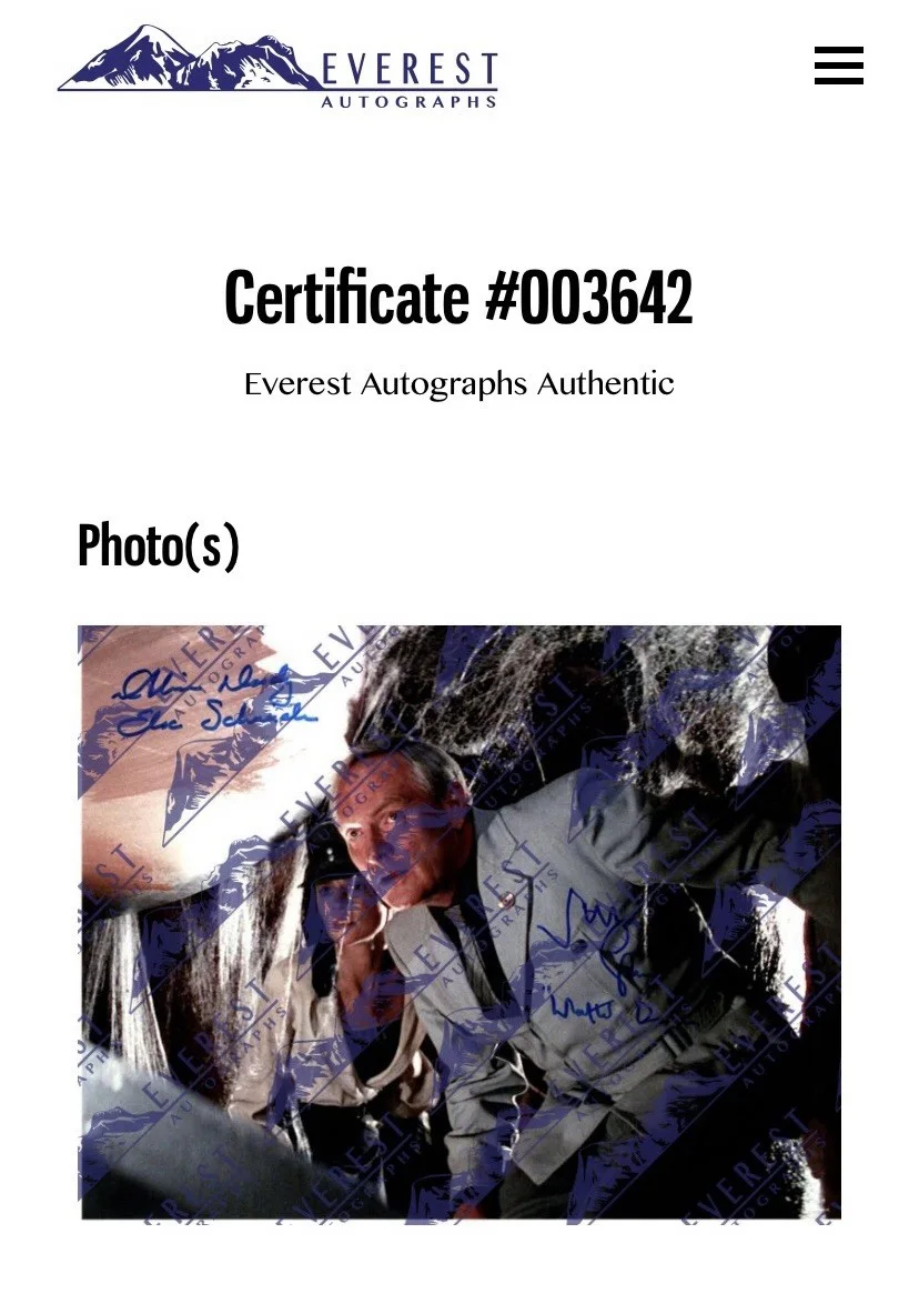 Alison Doody, Julian Glover — Alison Doody & Julian Glover Signed/Inscribed 11x14 Indiana Jones Photo(2) - BAS, изображение 3