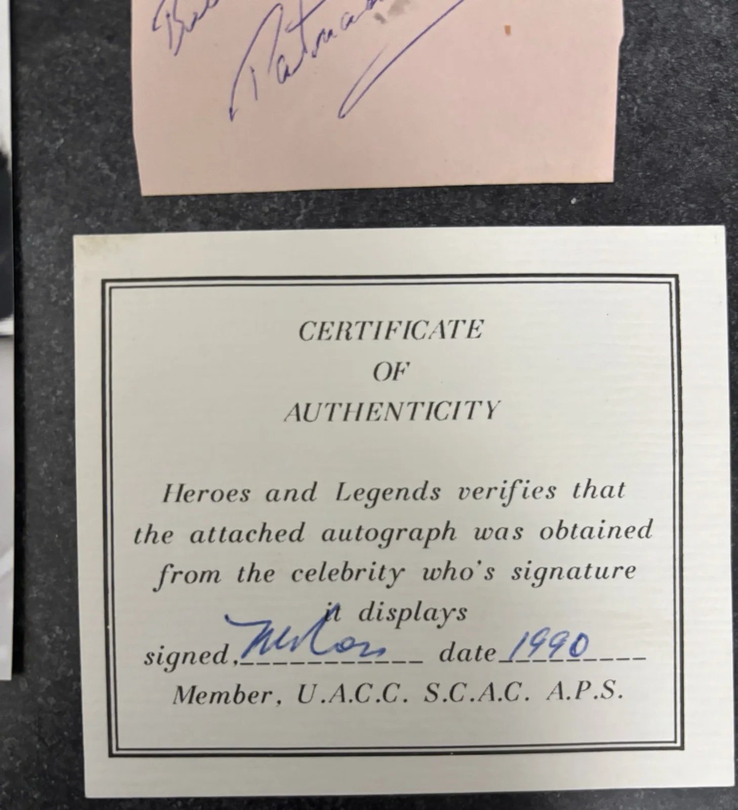 Patricia Owen’s Autograph - “The Fly”, image 3