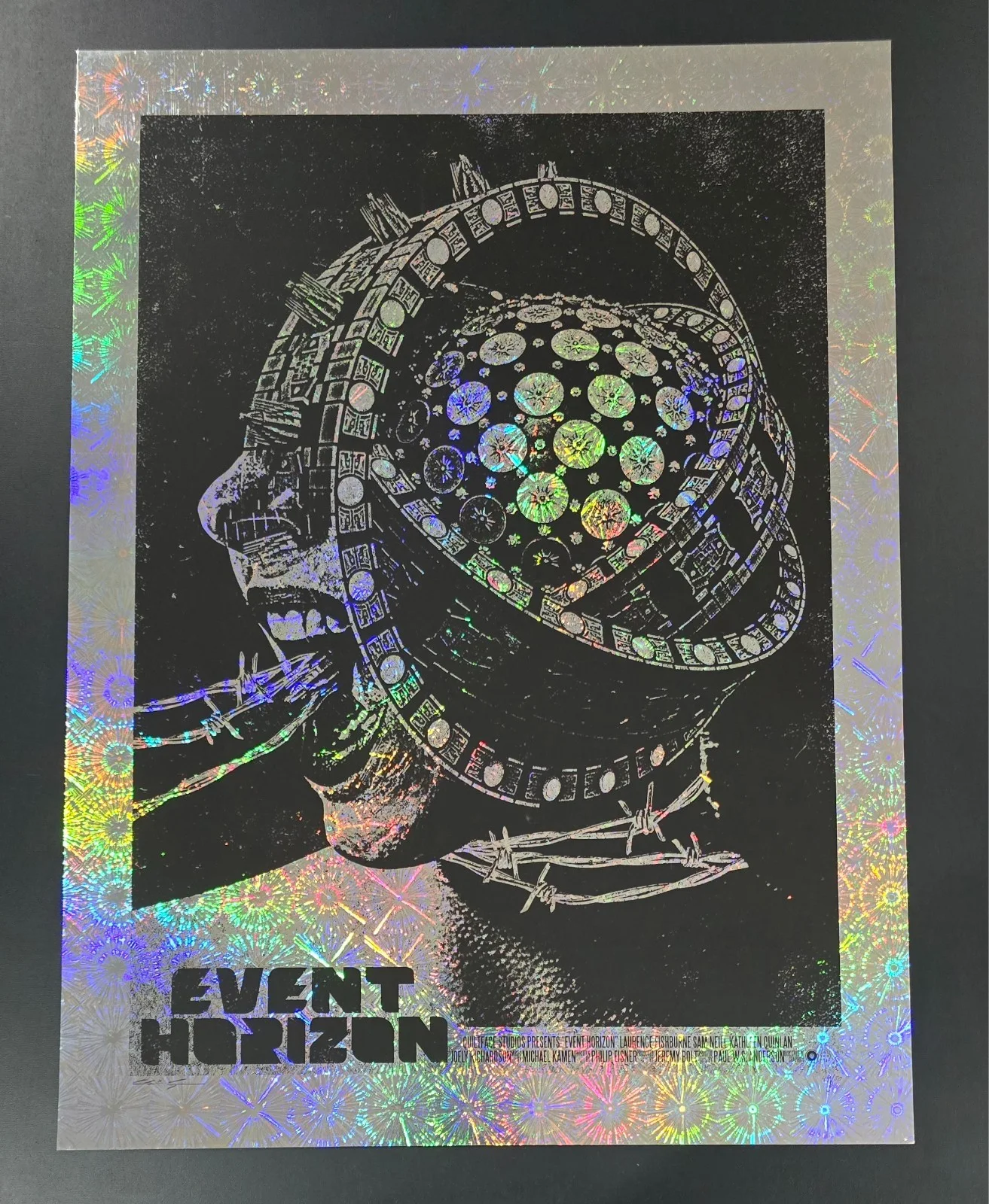 Chris Garofalo — Event Horizon Foil Poster 49/50 Signed by QFSChris Limited Variant Horror