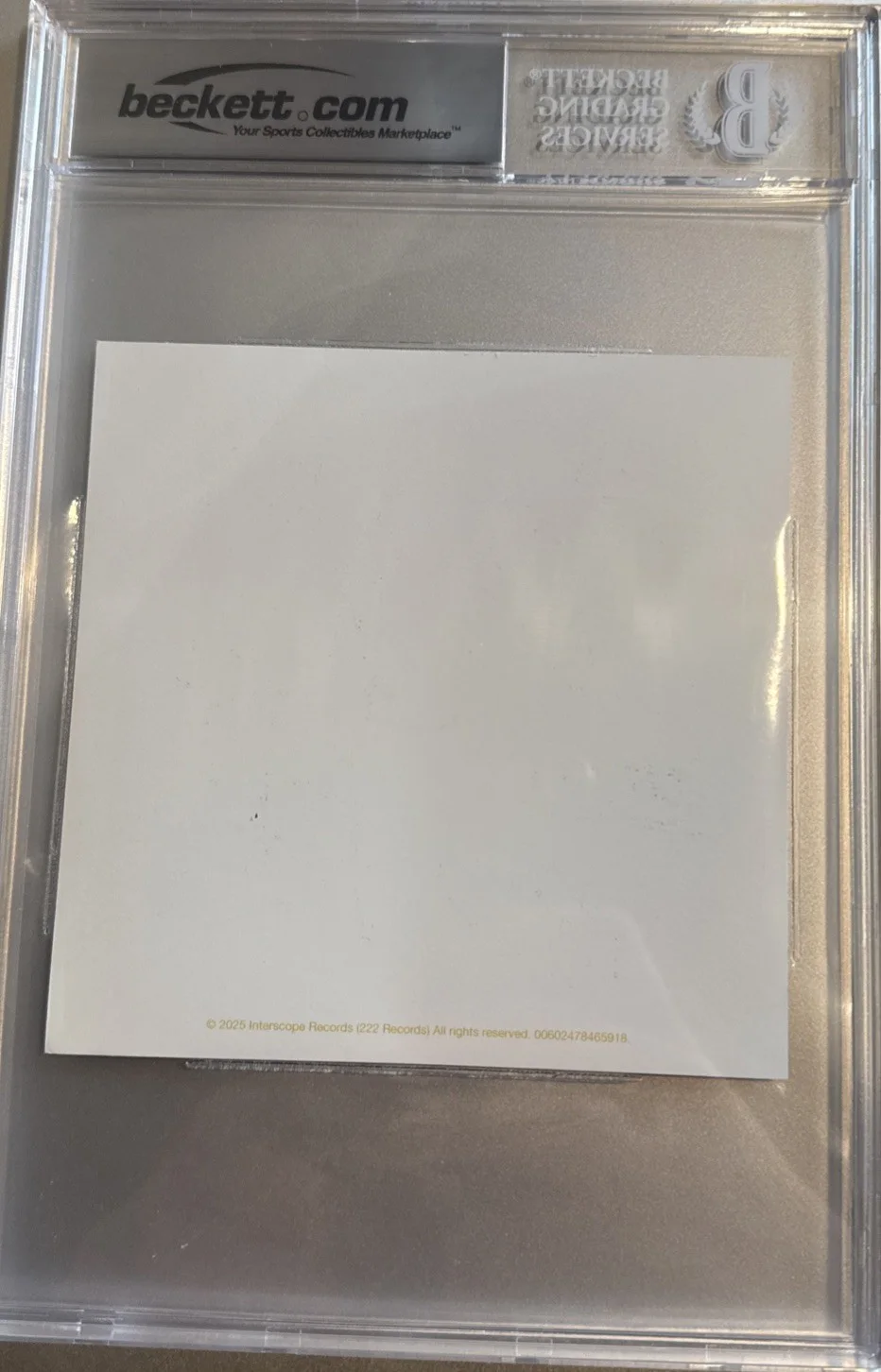 Maroon 5 - Band SIGNED CD Insert “Love Is Like” Beckett BAS Encased Slab, image 4