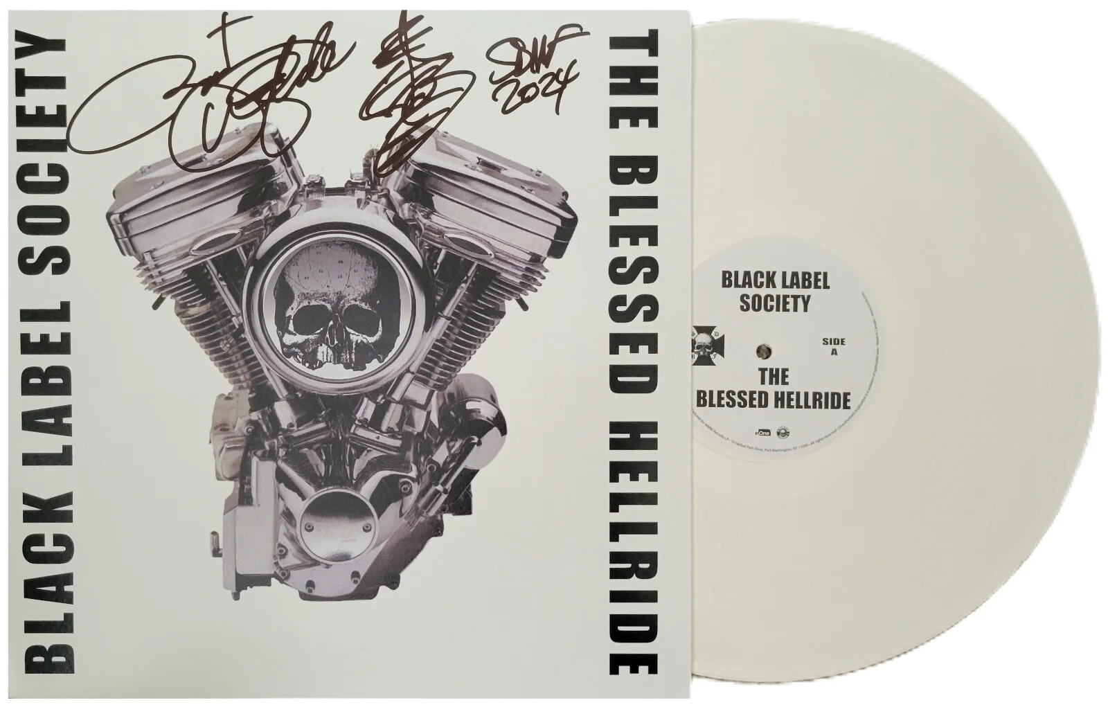 Zakk Wylde Signed The Blessed Hellride Album COA Proof Autographed Vinyl Record, изображение 2